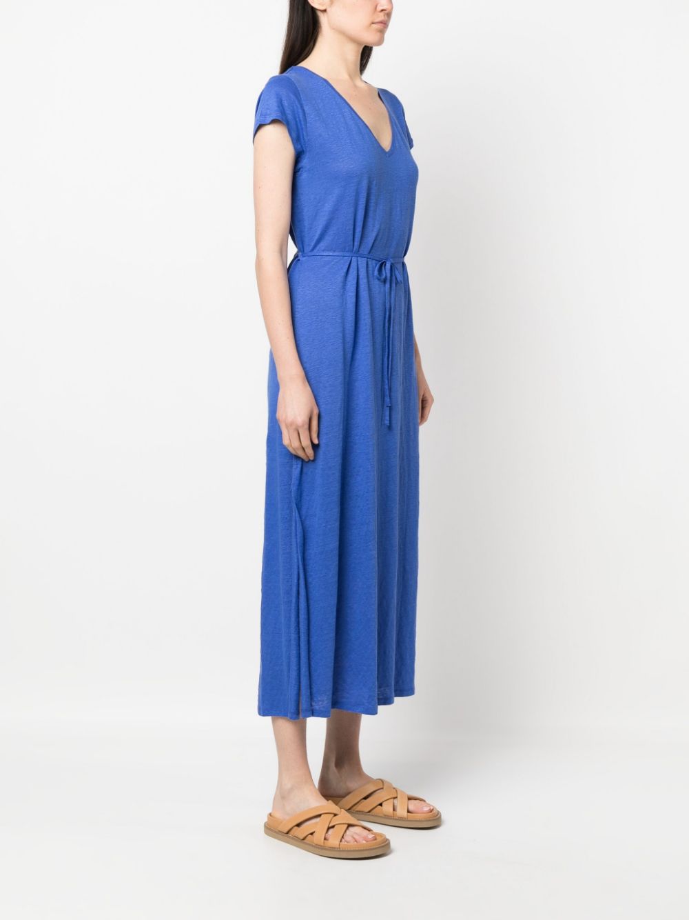 Majestic Dresses Blue M011FRO167ROBE285 (MAJESTIC FILATURES / ワンピース・ドレス・オールインワン ) | MAJESTIC FILATURES (マジェスティック フィラチュール)(4)