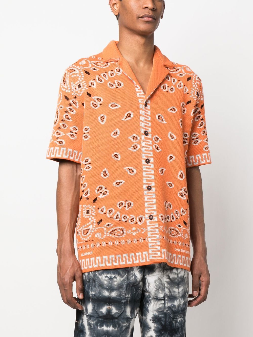 Alanui Shirts Orange LMHA037S23KNI0012085 (ALANUI / シャツ・ブラウス ) | ALANUI (アラヌイ)(1)