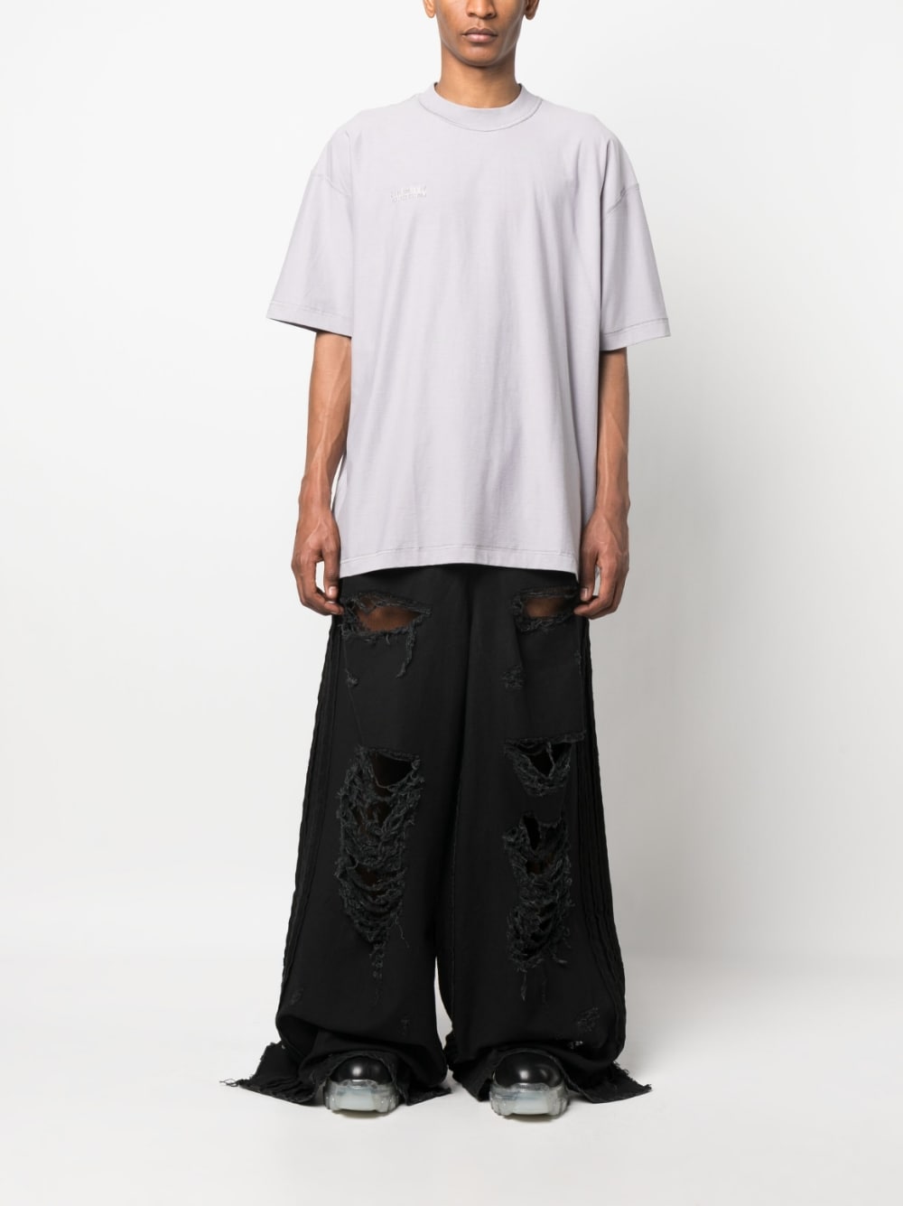 Vetements T-shirts and Polos Lilac UE63TR660LLILAC (VETEMENTS / Tシャツ・カットソー ) | VETEMENTS (ヴェトモン)(1)