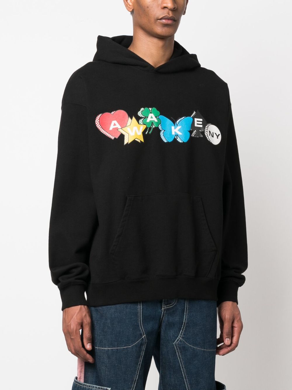 AWAKE NY AWKSP23HD002BLACK 関税送料込 AWAKE NY Sweaters Black AWKSP23HD002BLACK（スウェット