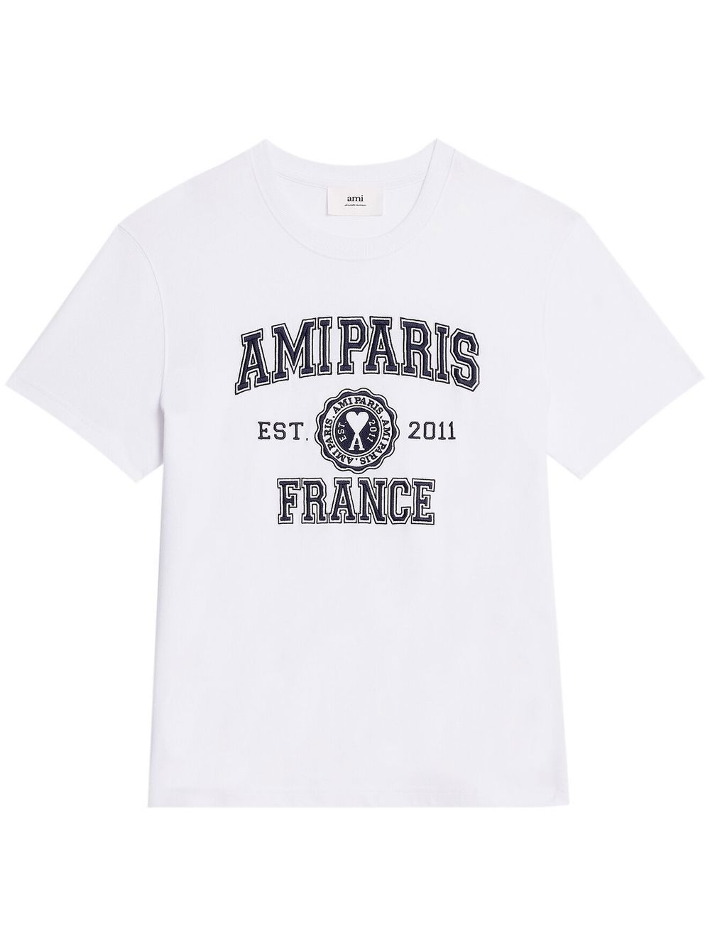 Ami Paris T-shirts and Polos White HTS008726100 (AMI Paris / Tシャツ・カットソー ) | AMI Paris (アミパリス)