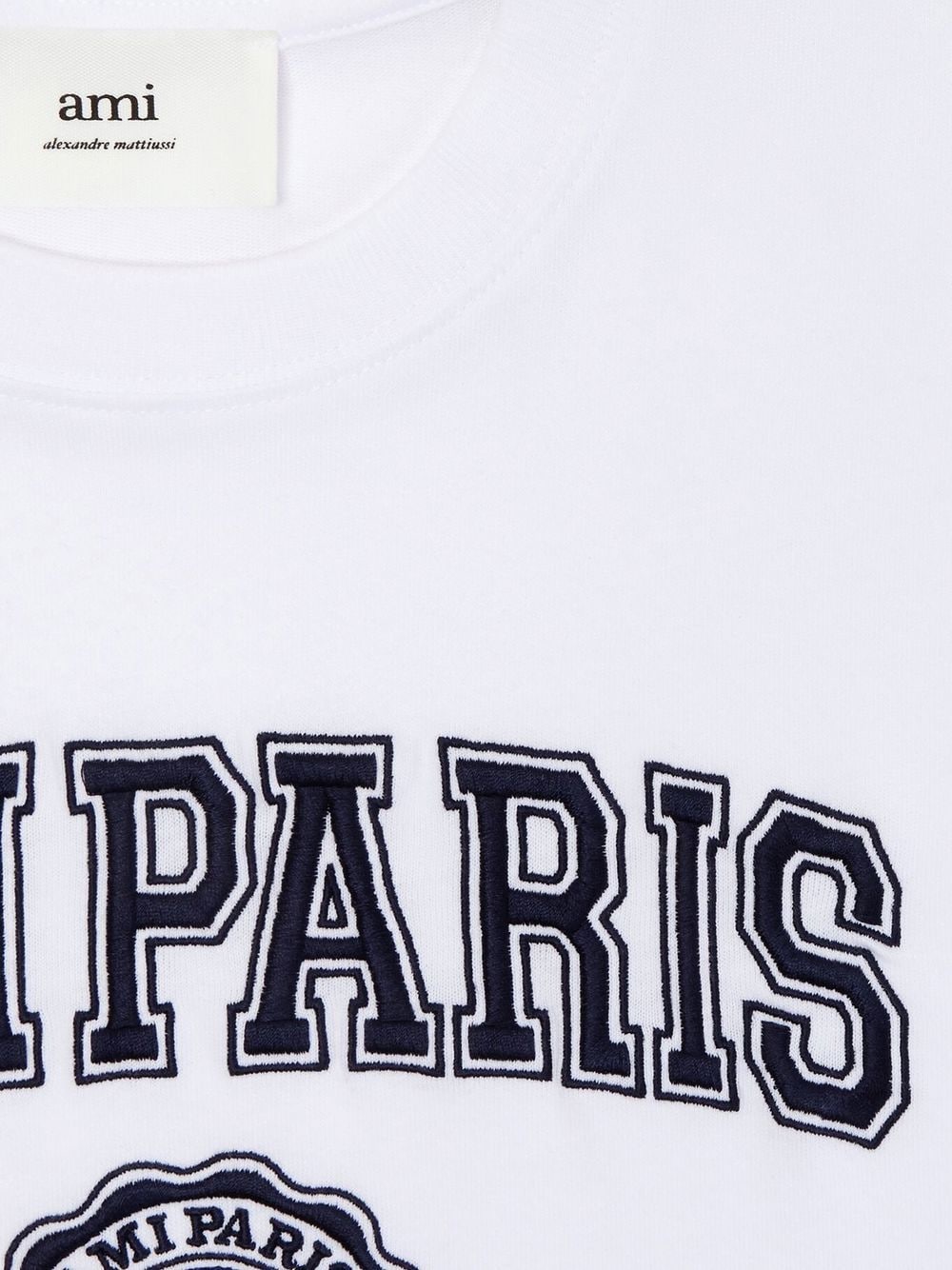 Ami Paris T-shirts and Polos White HTS008726100 (AMI Paris / Tシャツ・カットソー ) | AMI Paris (アミパリス)(2)