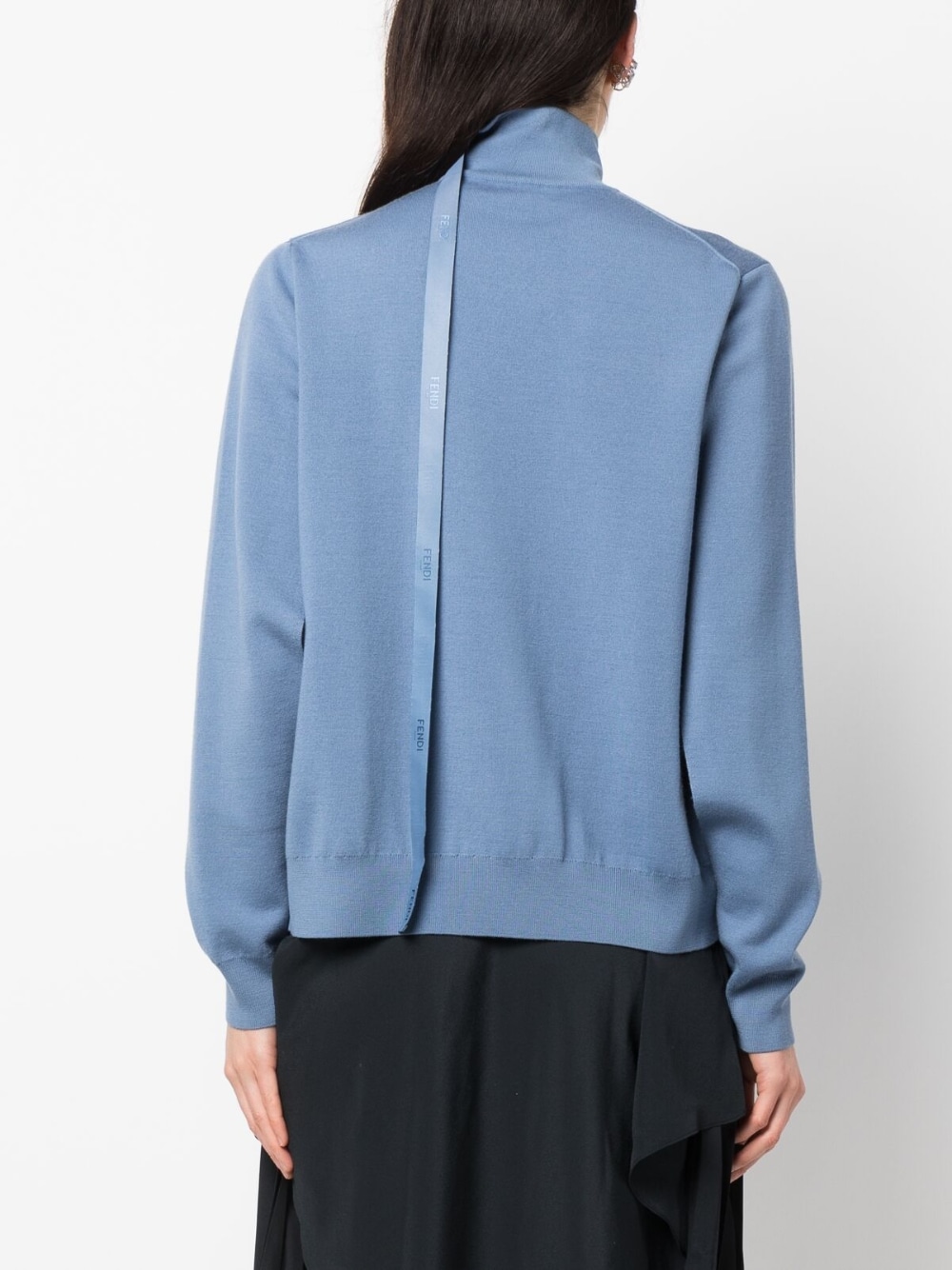 Fendi Sweaters Clear Blue FZX972ANJKF1KE5 (FENDI / ニット・セーター・カーディガン ) | FENDI (フェンディ)(4)
