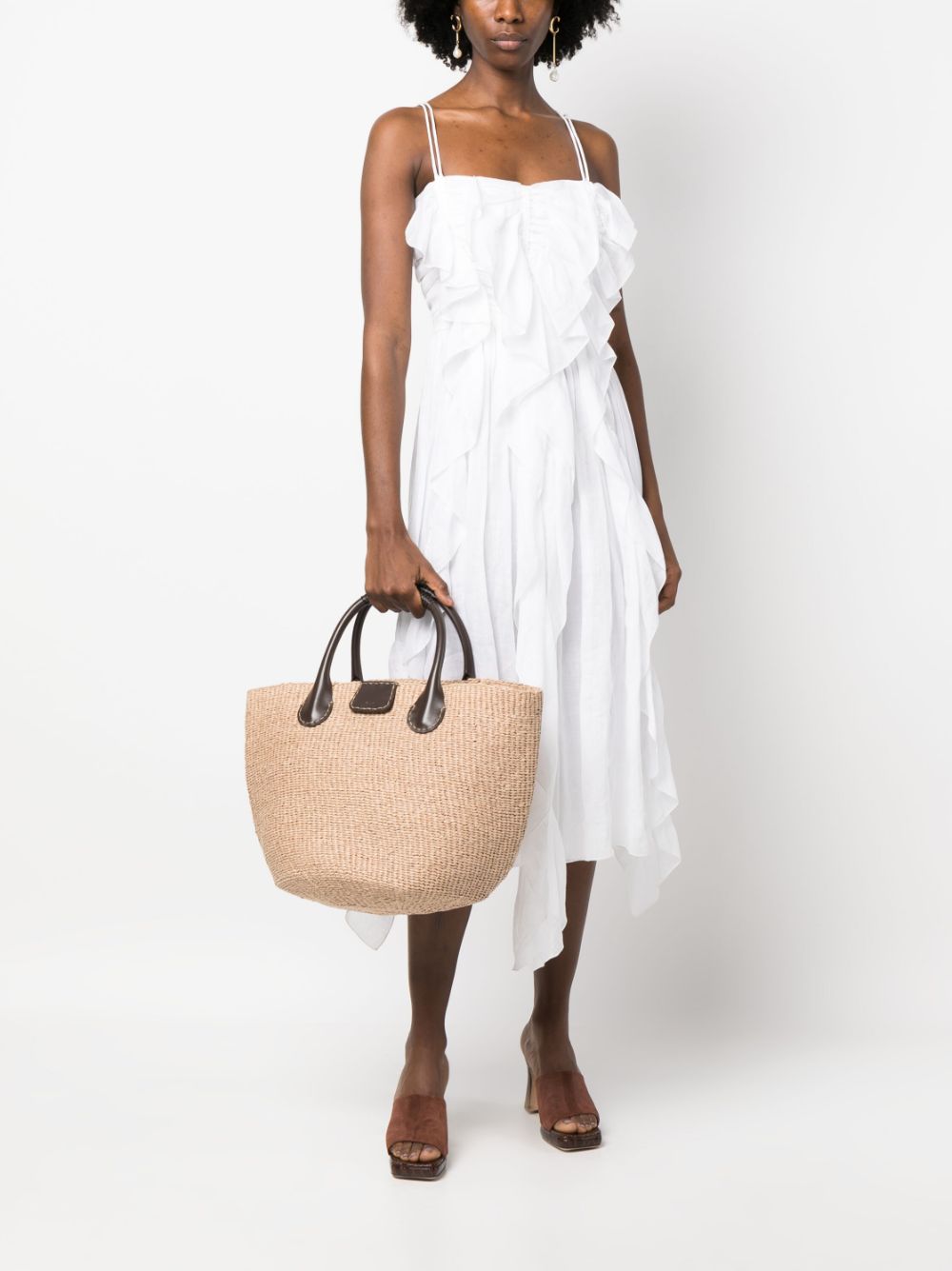 CHLOè X ERES Bags.. Brown CHC23US163K11PALMA232 (Chloé / トートバッグ ) | Chloé (クロエ)(1)