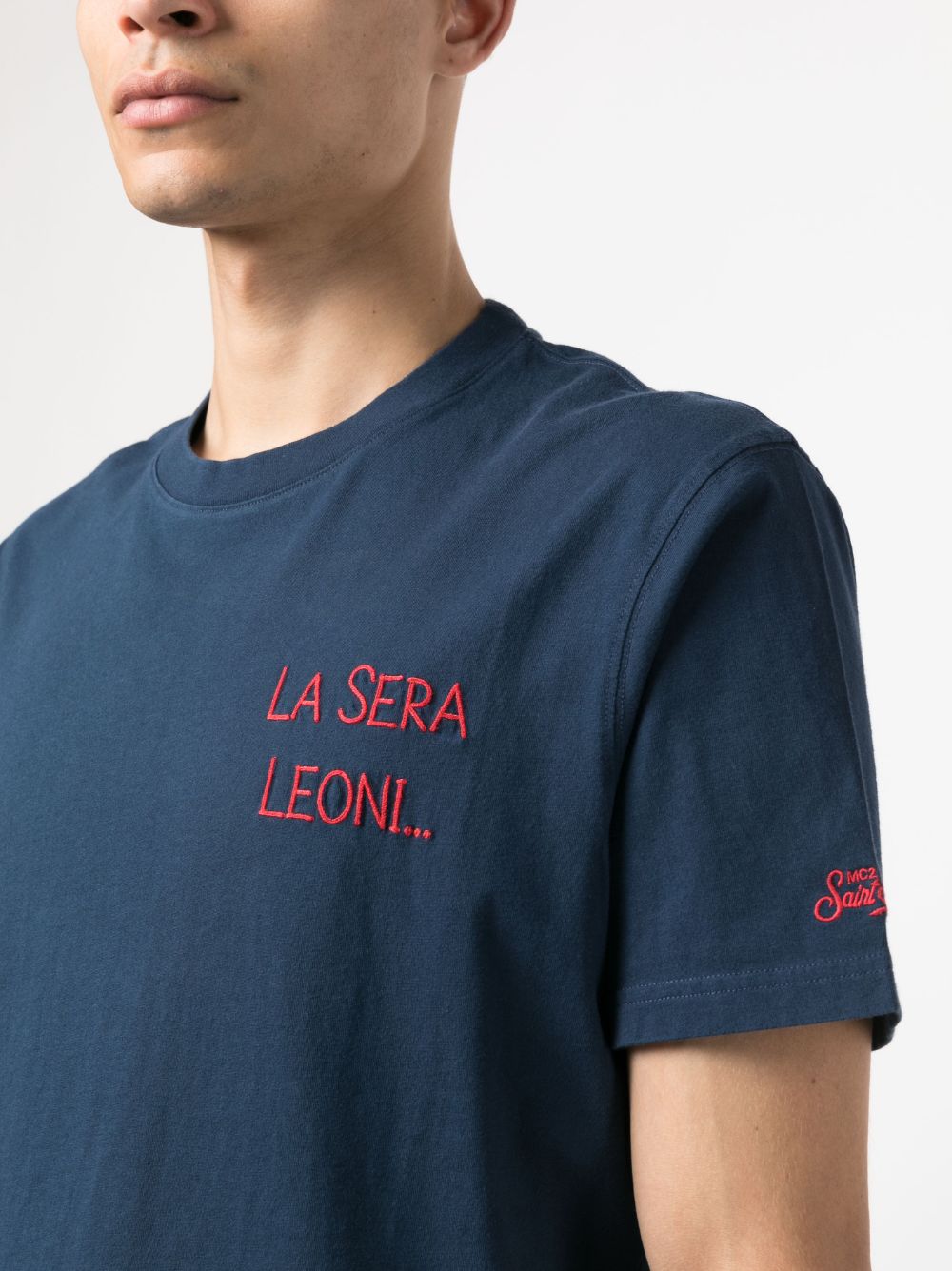 MC2 Saint Barth T-shirts and Polos Blue PORTOFINO07168D (MC2 SAINT BARTH / Tシャツ・カットソー ) | MC2 SAINT BARTH (エムシーツーセイントバース)(3)