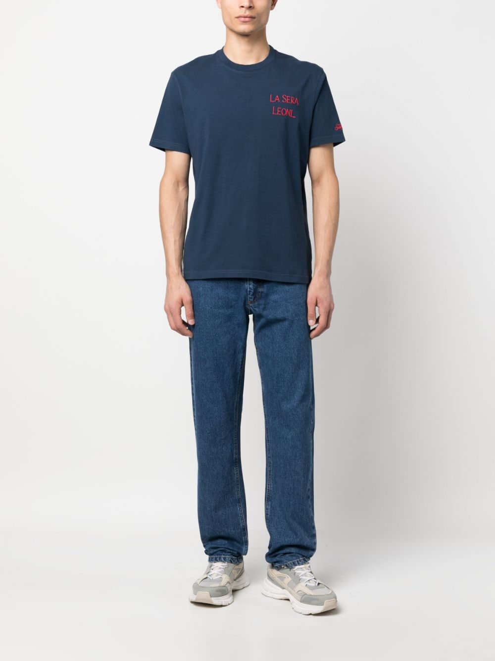 MC2 Saint Barth T-shirts and Polos Blue PORTOFINO07168D (MC2 SAINT BARTH / Tシャツ・カットソー ) | MC2 SAINT BARTH (エムシーツーセイントバース)(4)
