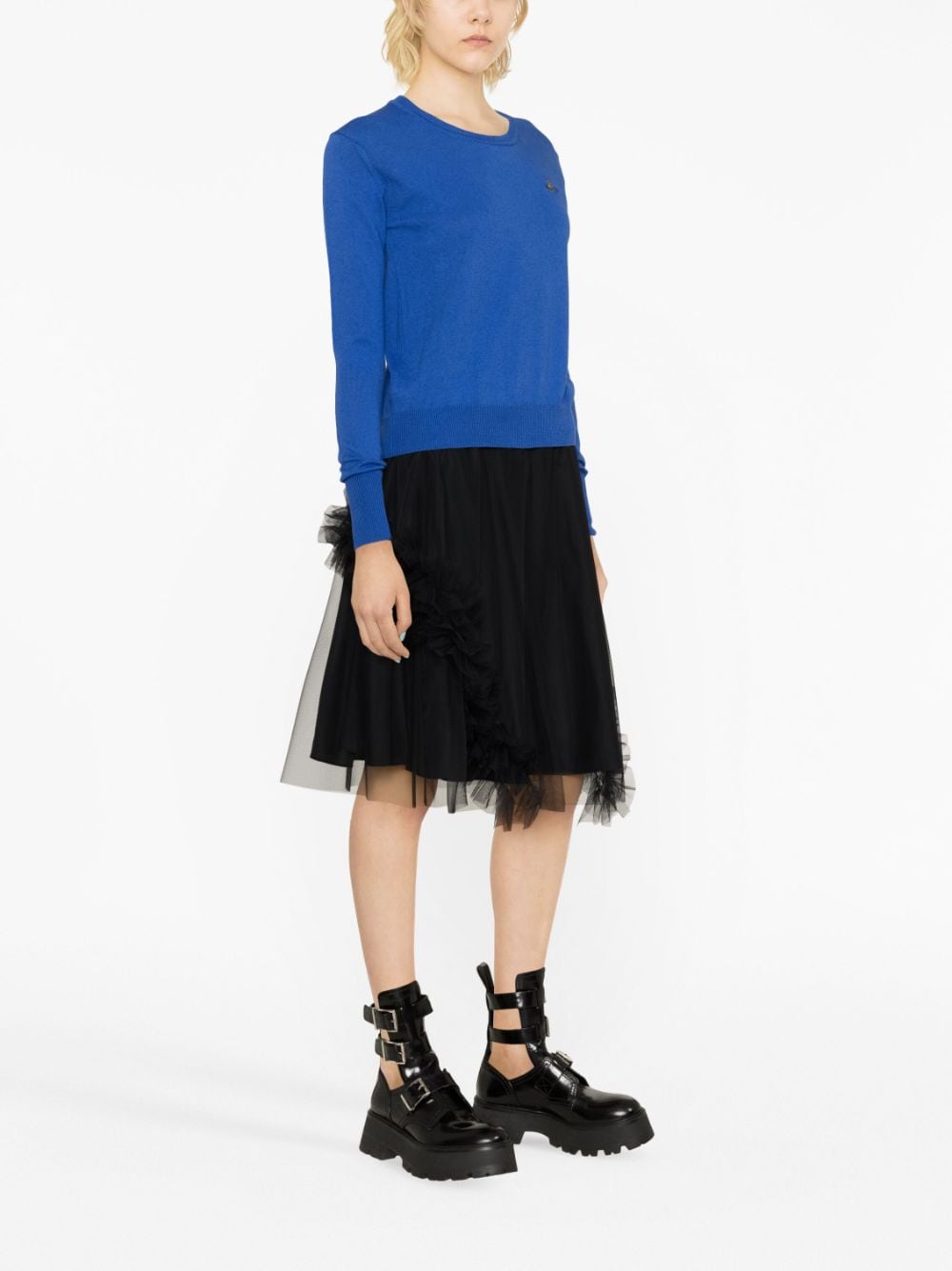 Vivienne Westwood Sweaters Blue 1803002SY0010K401 (Vivienne Westwood / ニット・セーター・カーディガン ) | Vivienne Westwood (ヴィヴィアン・ウェストウッド)(2)