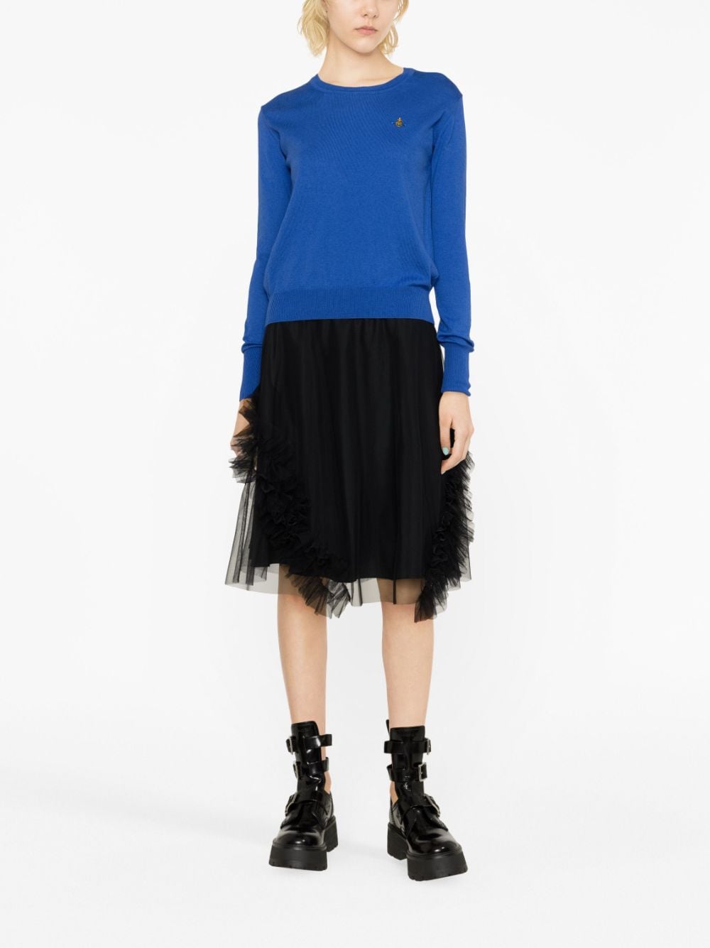 Vivienne Westwood Sweaters Blue 1803002SY0010K401 (Vivienne Westwood / ニット・セーター・カーディガン ) | Vivienne Westwood (ヴィヴィアン・ウェストウッド)(3)