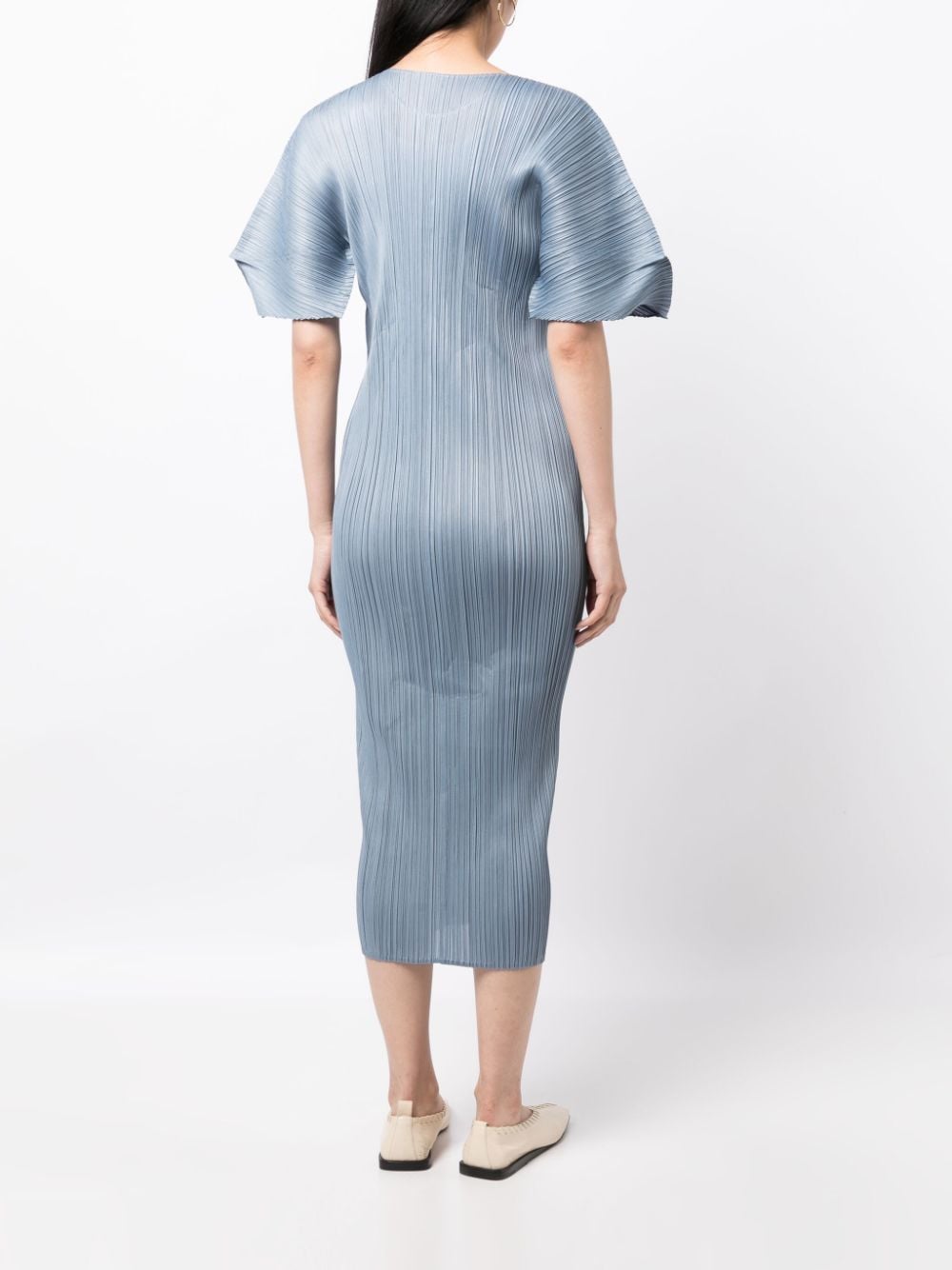 Pleats Please Dresses Grey PP38JH12711 (PLEATS PLEASE ISSEY MIYAKE / ワンピース・ドレス・オールインワン ) | PLEATS PLEASE ISSEY MIYAKE (プリーツ プリーズ イッセイ ミヤケ)(2)