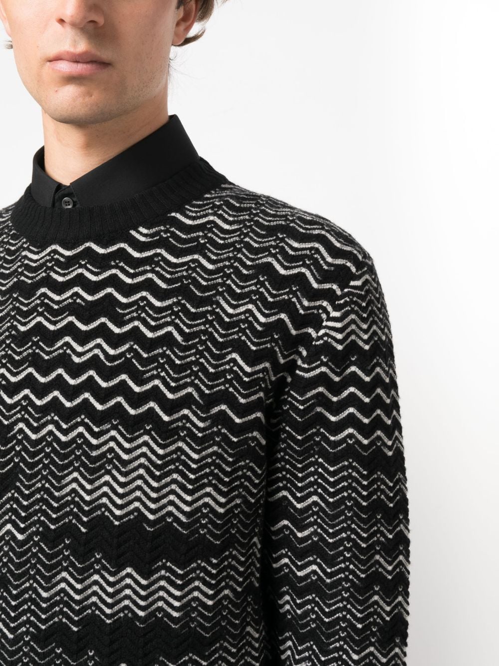 Missoni Sweaters Black US23WN0ABK025YF9001 (MISSONI / ニット・セーター・カーディガン ) | MISSONI (ミッソー二)(1)