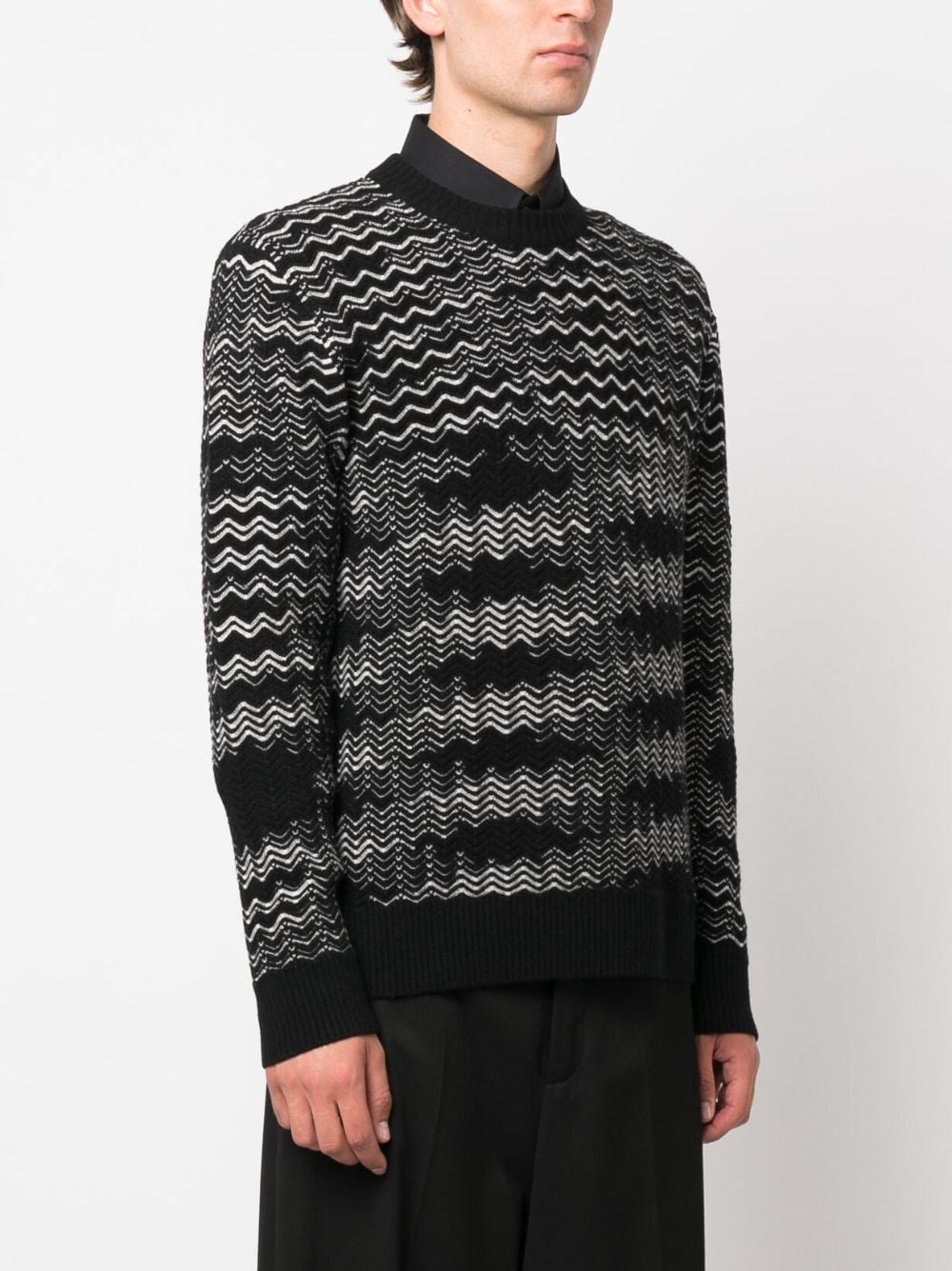 Missoni Sweaters Black US23WN0ABK025YF9001 (MISSONI / ニット・セーター・カーディガン ) | MISSONI (ミッソー二)(2)