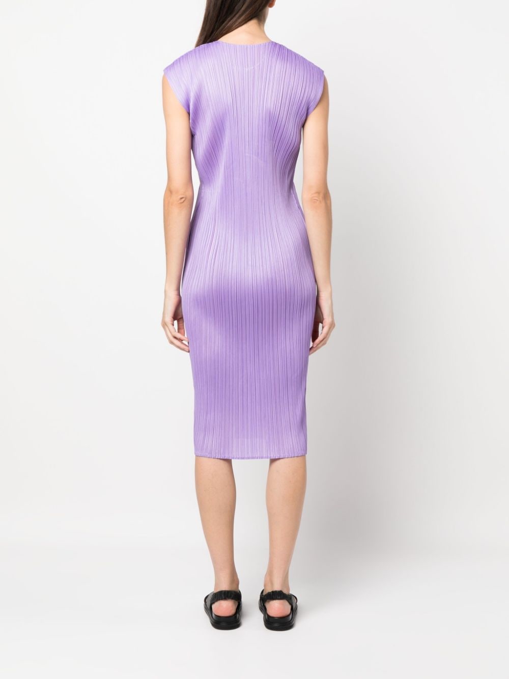 Pleats Please Dresses Purple PP38JH11781 (PLEATS PLEASE ISSEY MIYAKE / ワンピース・ドレス・オールインワン ) | PLEATS PLEASE ISSEY MIYAKE (プリーツ プリーズ イッセイ ミヤケ)(2)
