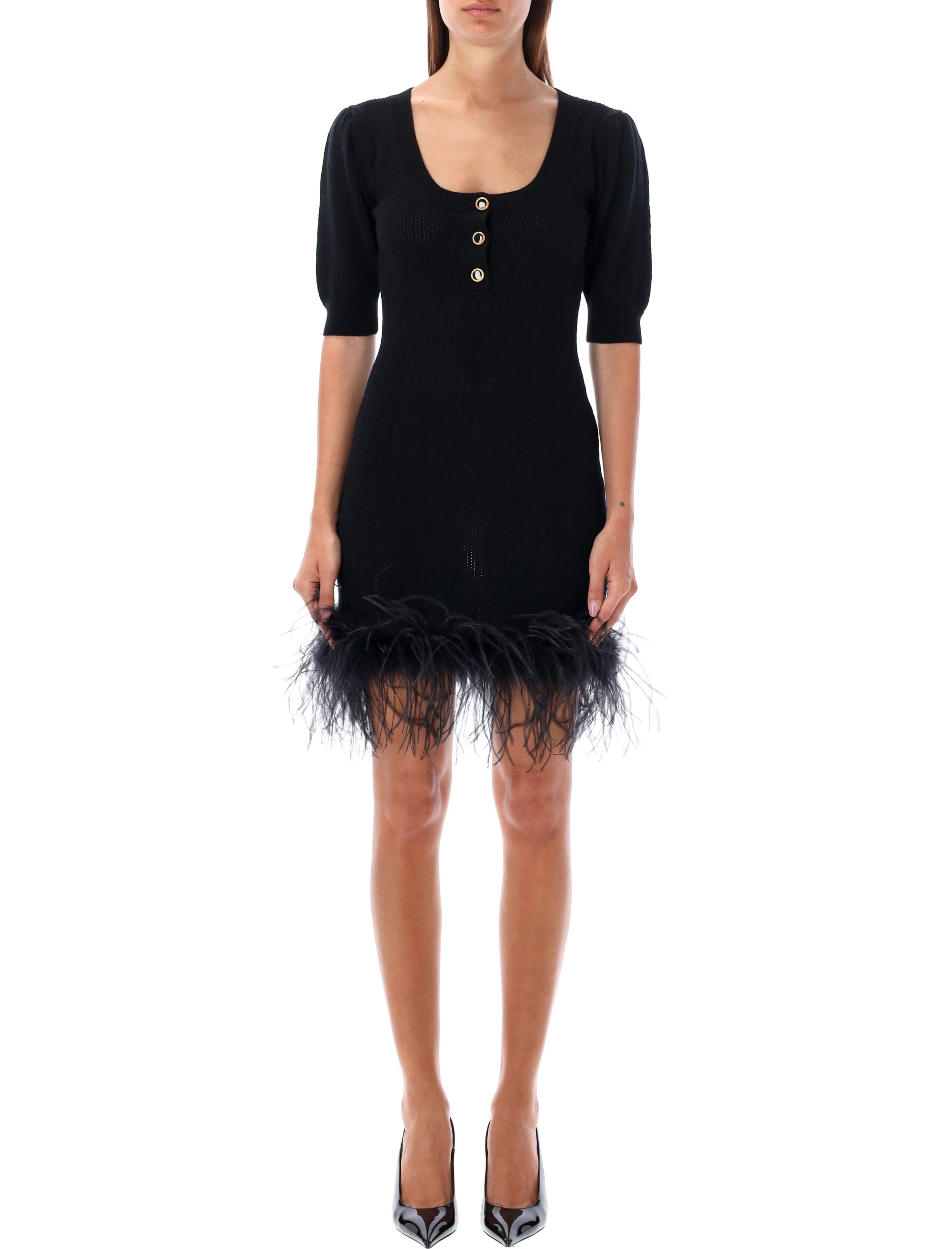 Alessandra Rich Dresses Black FABX3871K43940060 (ALESSANDRA RICH / ワンピース・ドレス・オールインワン ) | ALESSANDRA RICH (アレッサンドラ リッチ)