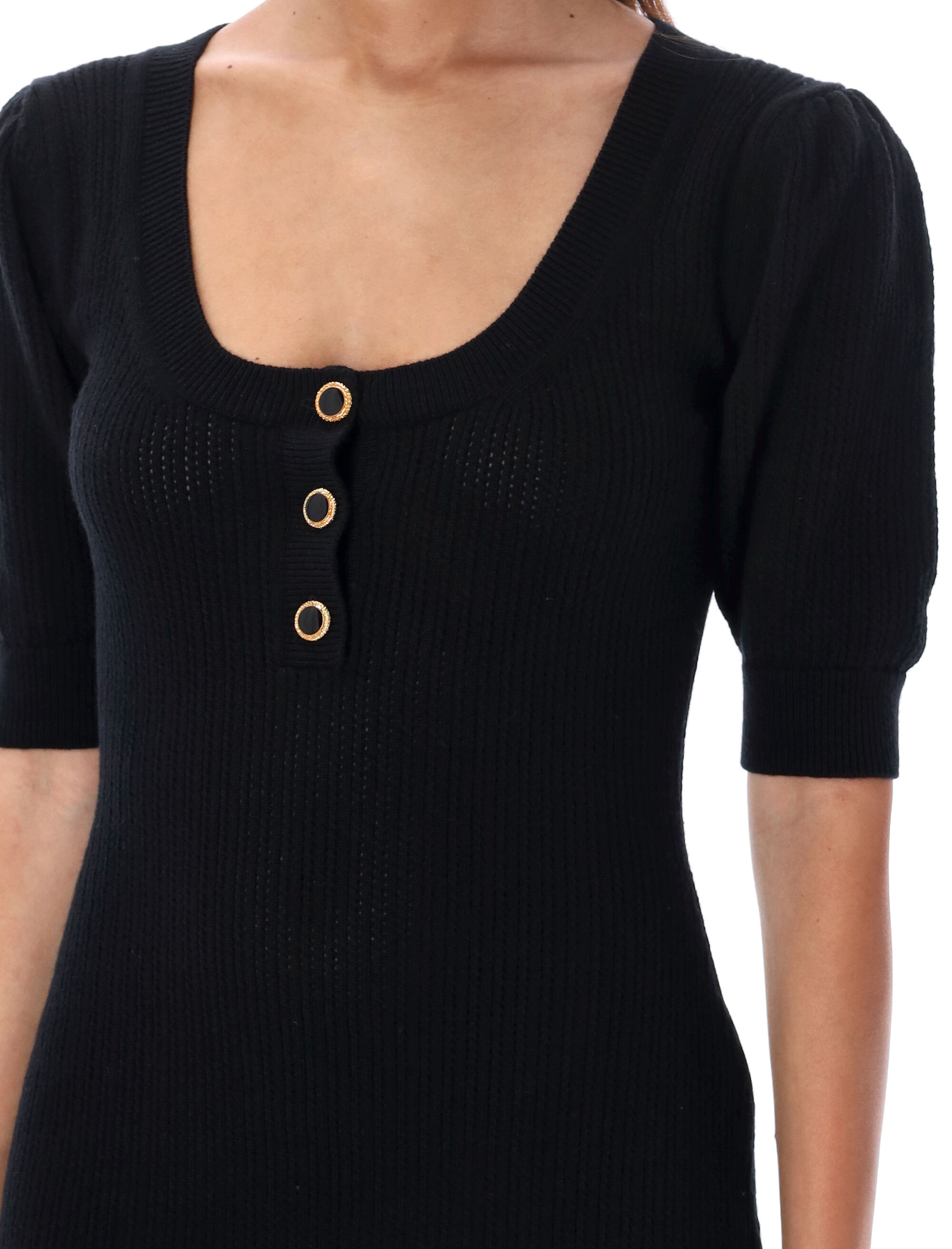 Alessandra Rich Dresses Black FABX3871K43940060 (ALESSANDRA RICH / ワンピース・ドレス・オールインワン ) | ALESSANDRA RICH (アレッサンドラ リッチ)(2)
