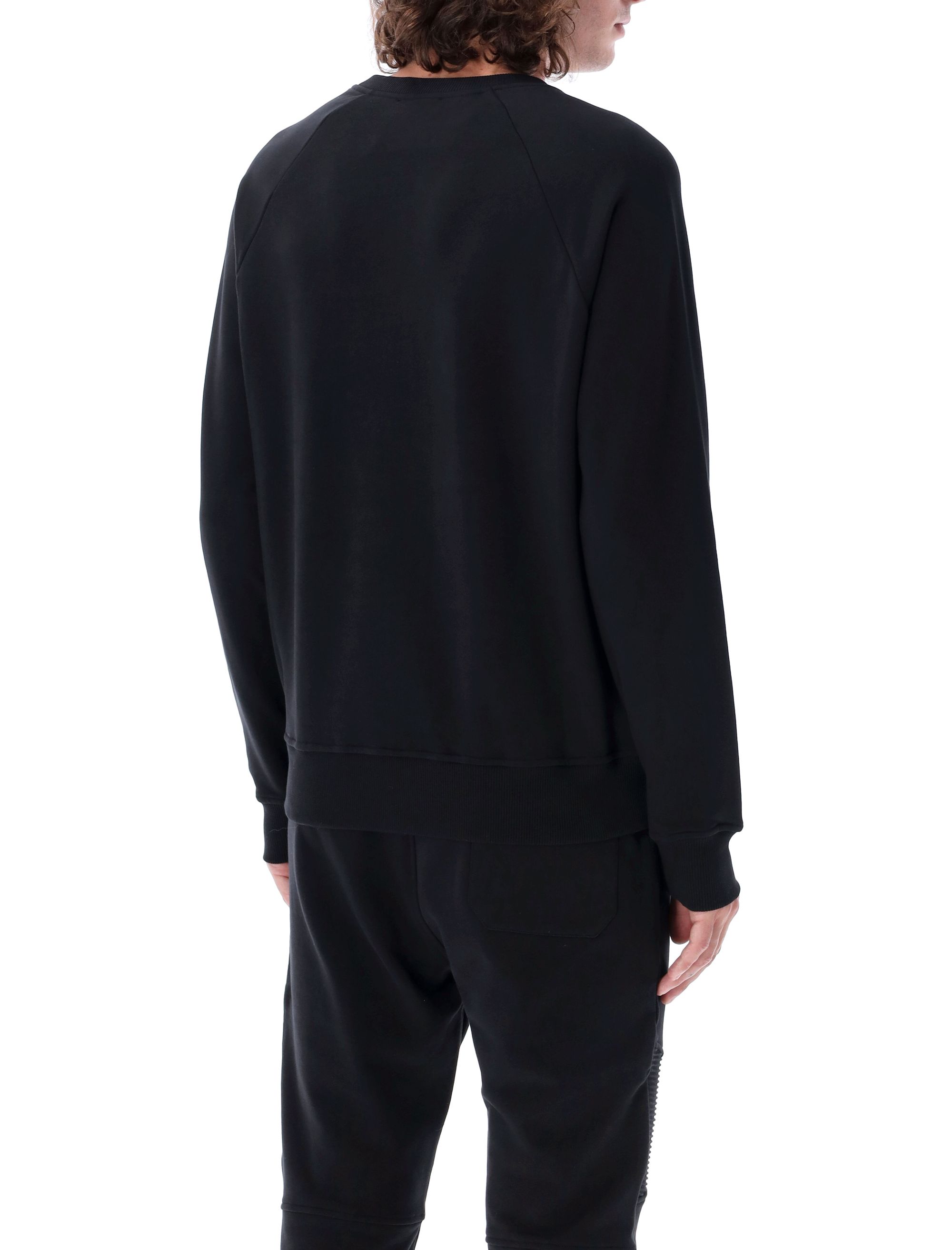 Balmain Clothing.... Black DH1JQ005BB04EAB (Balmain / スウェット・フーディー ) | Balmain (バルマン)(1)