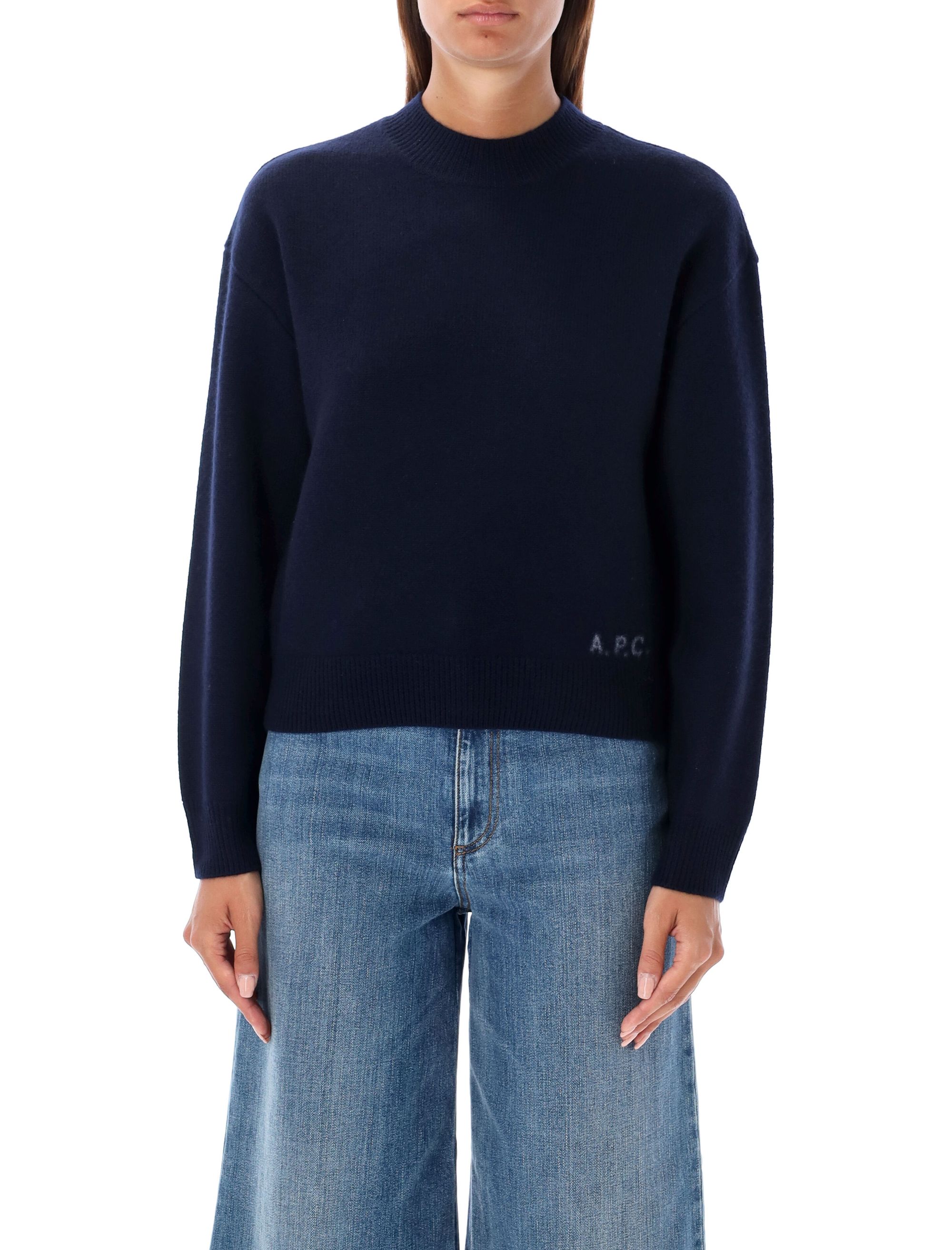 A.P.C. Sweaters Blue F23373WVBDKIAK (A.P.C. / ニット・セーター・カーディガン ) | A.P.C. (アーペーセー)