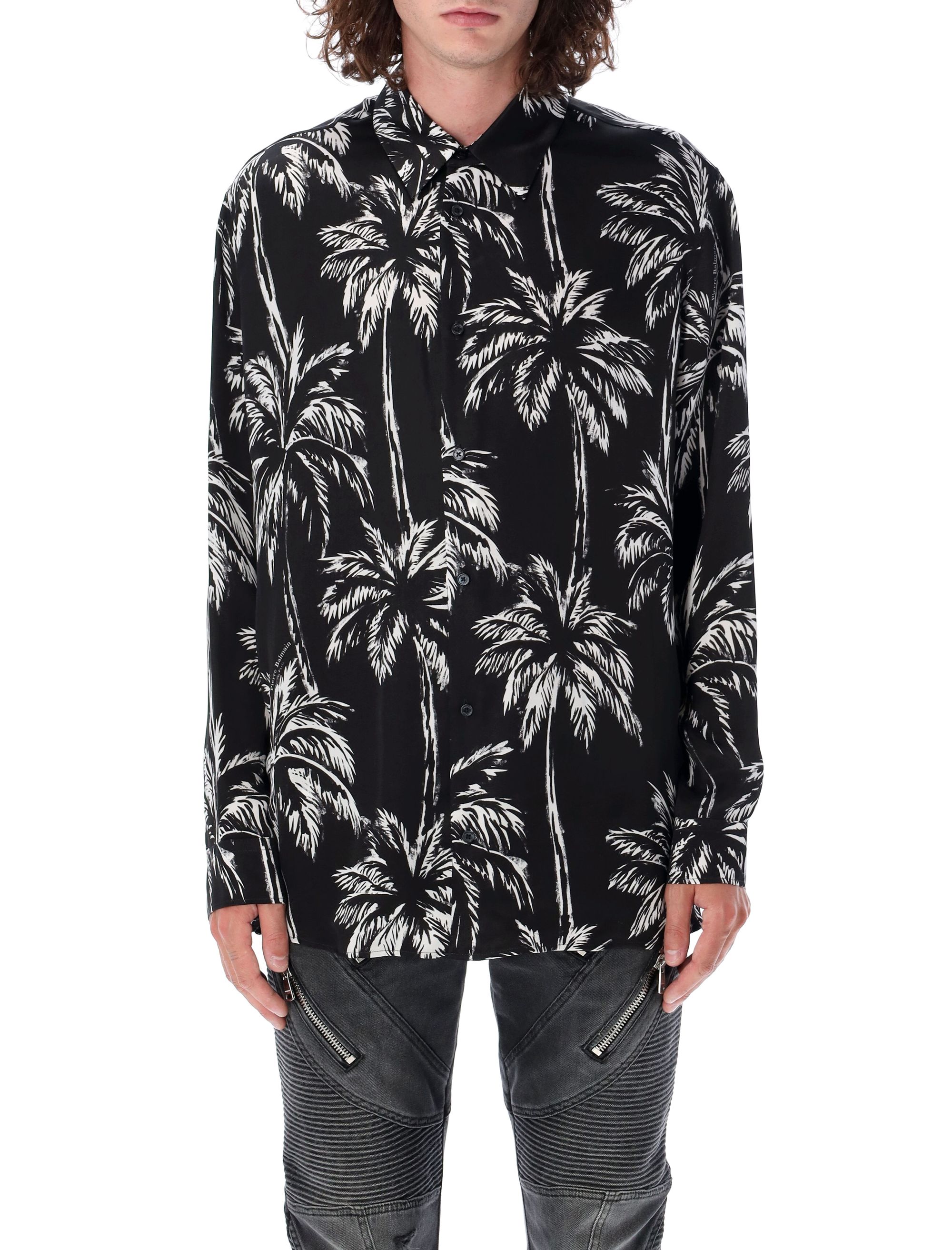 Balmain T-shirts and Polos Black DH1HS184VF43EAB (Balmain / シャツ・ブラウス ) | Balmain (バルマン)