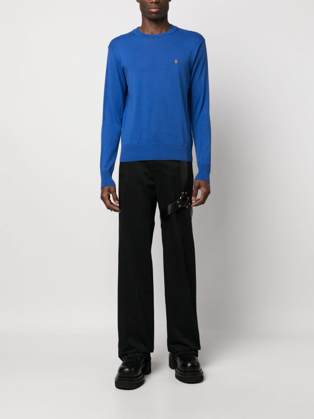 Vivienne Westwood Sweaters Blue 2701000OY0010K401 (Vivienne Westwood / ニット・セーター・カーディガン ) | Vivienne Westwood (ヴィヴィアン・ウェストウッド)(4)