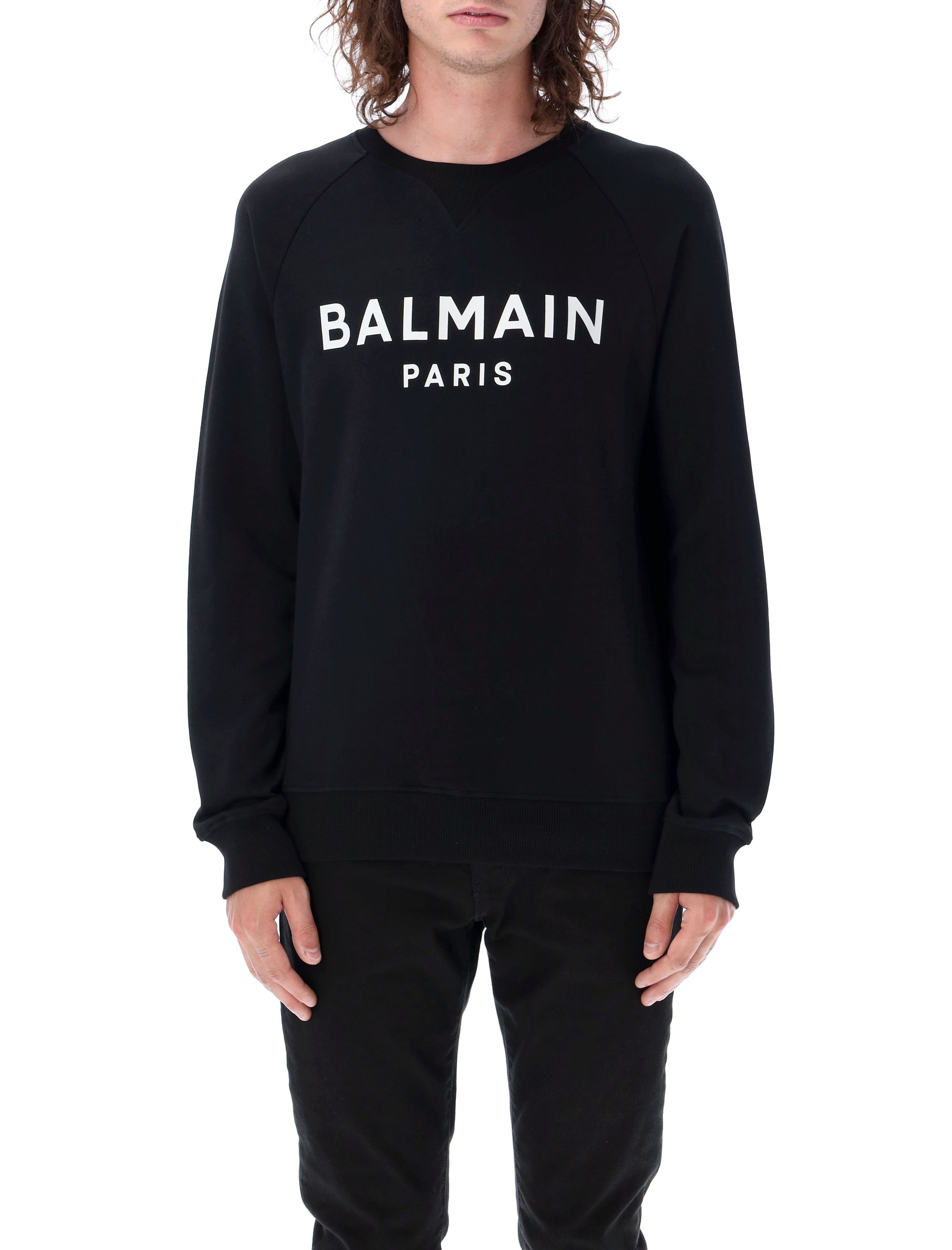 Balmain Clothing.... Black DH1JQ005BB65EAB (Balmain / スウェット・フーディー ) | Balmain (バルマン)