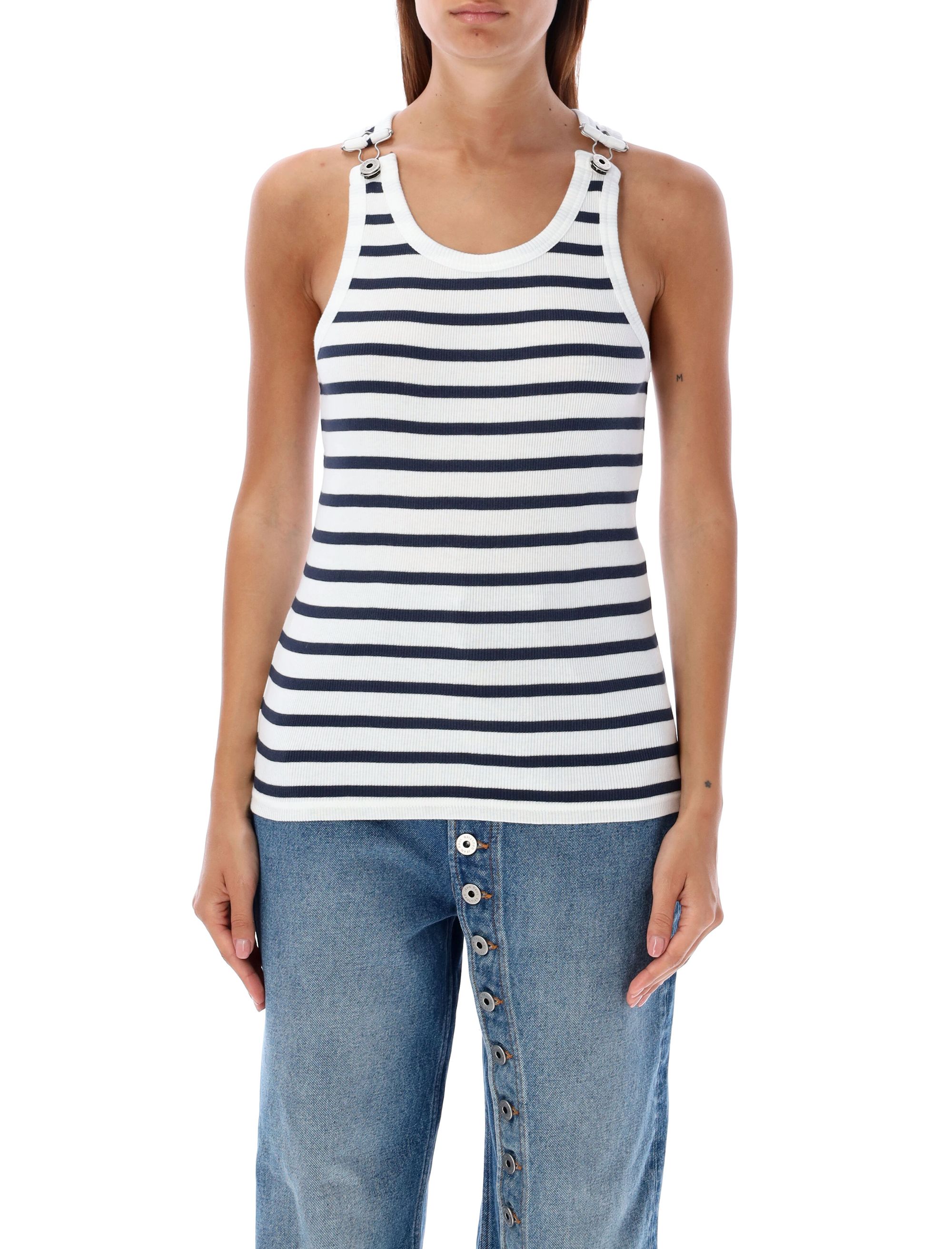 JEAN PAUL GAULTIER Top White DB036J0540159 (Jean Paul GAULTIER / タンクトップ・キャミソール ) | Jean Paul GAULTIER (ジャンポール ゴルチエ)