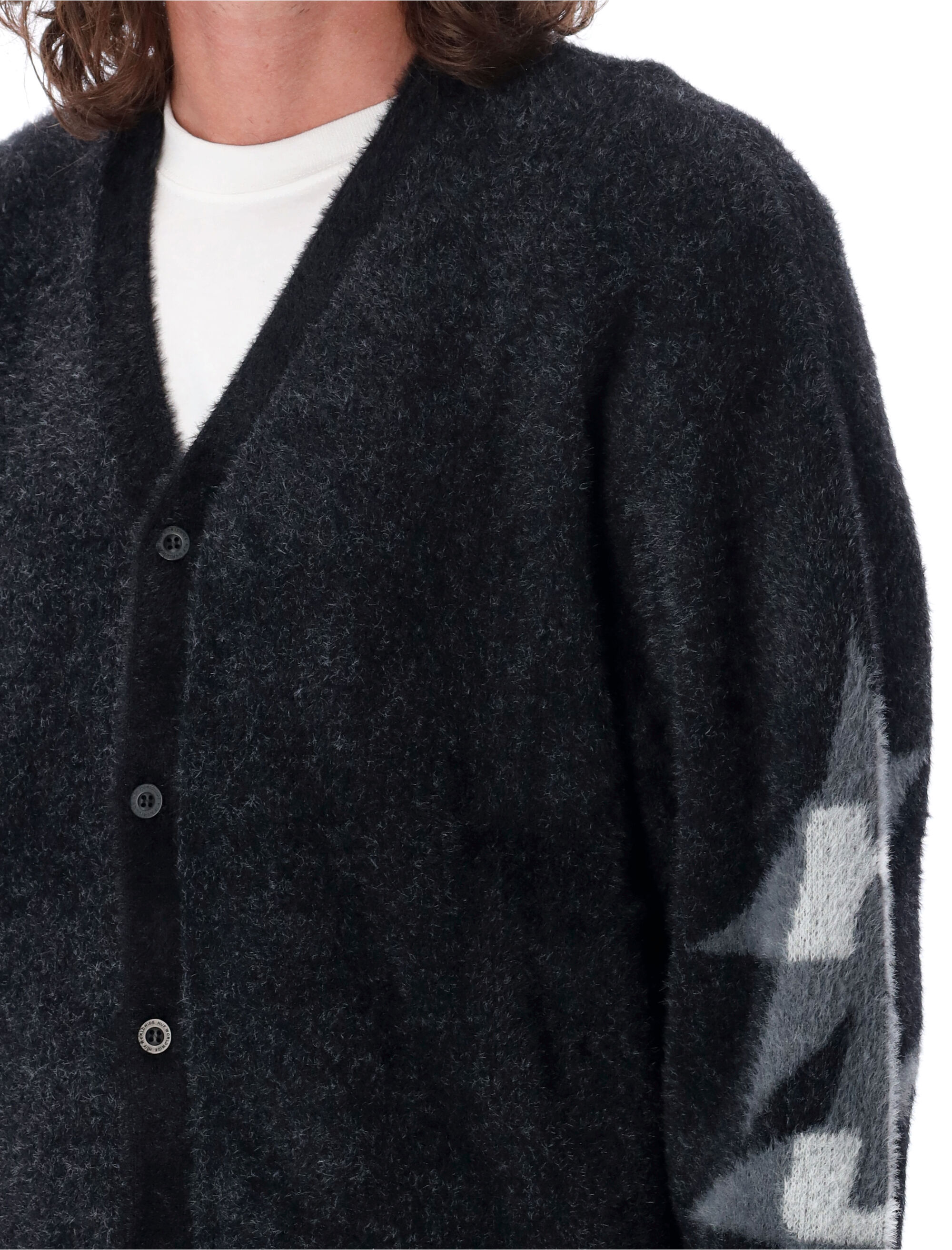 HUF ブラック カーディガン Huf Sweaters Black (HUF/ニット・セーター・カーディガン