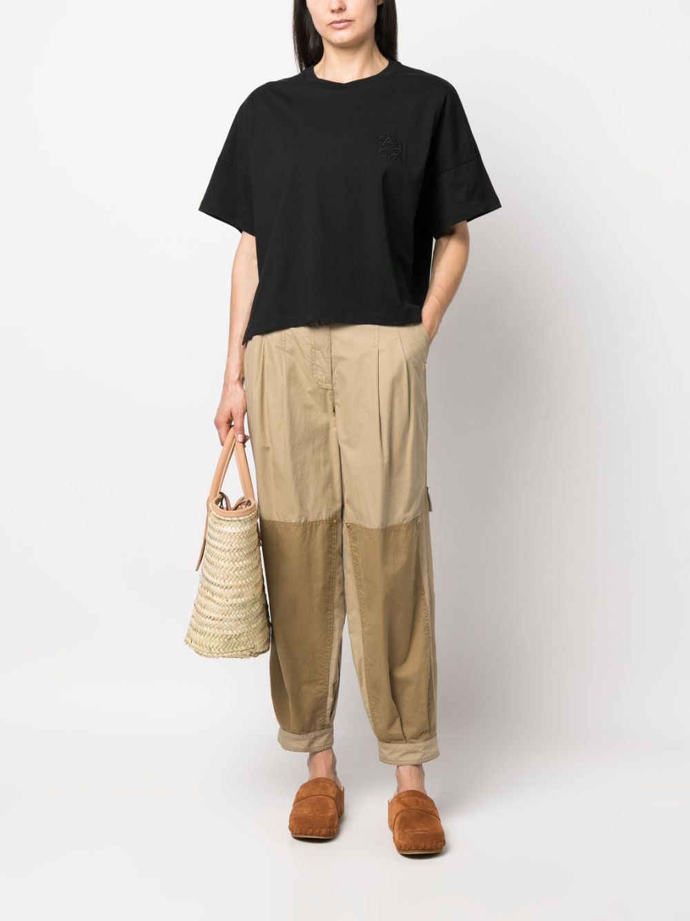 Loewe T-shirts and Polos Black S359341XA41100 (LOEWE / Tシャツ・カットソー ) | LOEWE (ロエベ)(4)