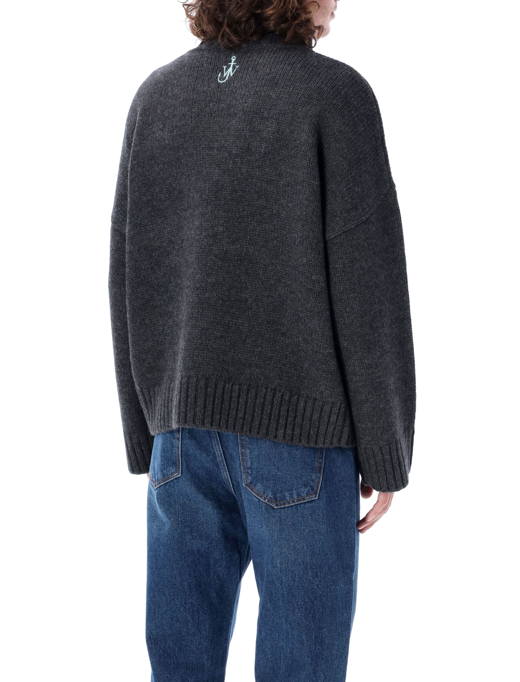JW ANDERSON Sweaters Grey KW1269YN0367084 (JW Anderson / ニット・セーター・カーディガン ) | JW Anderson (ジェイダブリュー アンダーソン)(1)