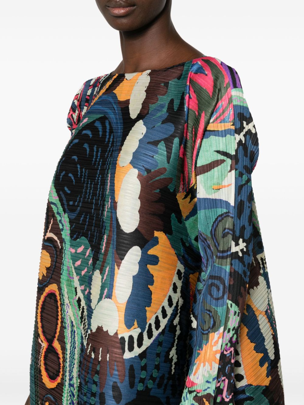 Pleats Please Dresses MultiColour PP38JH69699 (PLEATS PLEASE ISSEY MIYAKE / ワンピース・ドレス・オールインワン ) | PLEATS PLEASE ISSEY MIYAKE (プリーツ プリーズ イッセイ ミヤケ)(2)