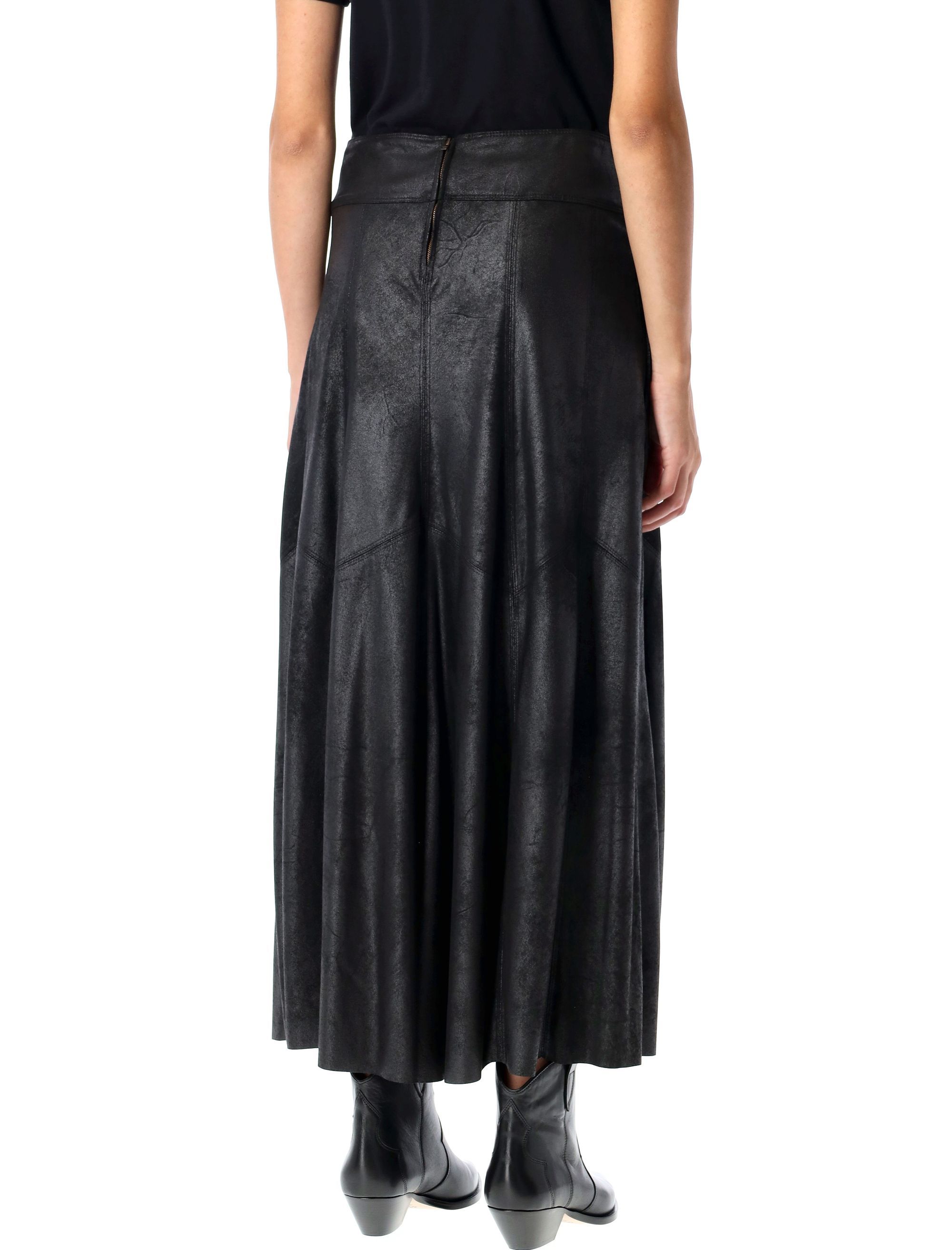 スカート Isabel Marant Skirts Black Pacifica Skirt Woman black | ISABEL MARANT Official online store
