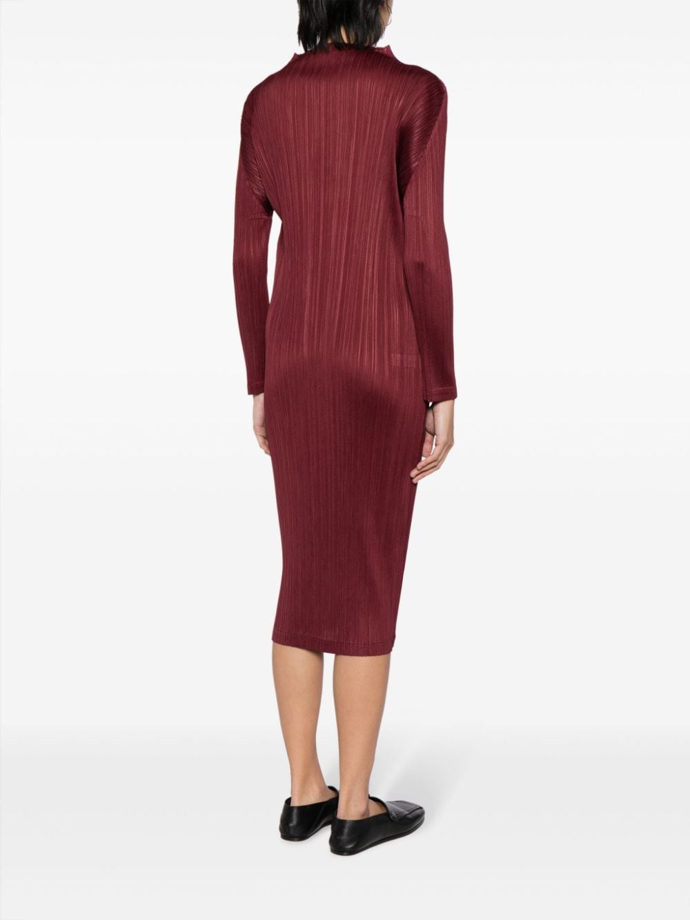 Pleats Please Dresses Brown PP38JH14544 (PLEATS PLEASE ISSEY MIYAKE / ワンピース・ドレス・オールインワン ) | PLEATS PLEASE ISSEY MIYAKE (プリーツ プリーズ イッセイ ミヤケ)(1)