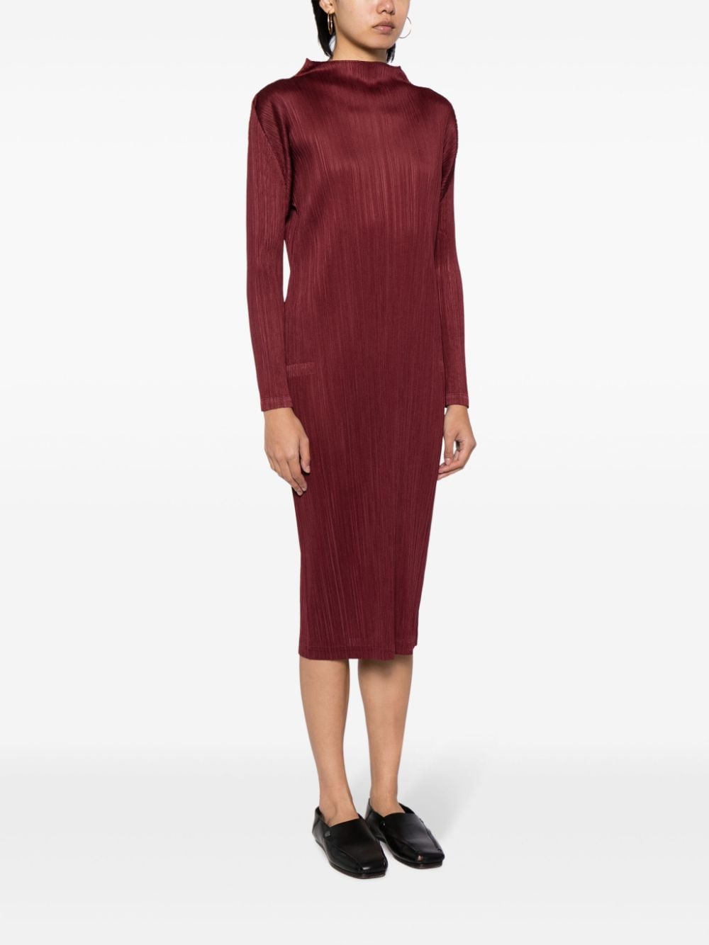 Pleats Please Dresses Brown PP38JH14544 (PLEATS PLEASE ISSEY MIYAKE / ワンピース・ドレス・オールインワン ) | PLEATS PLEASE ISSEY MIYAKE (プリーツ プリーズ イッセイ ミヤケ)(3)