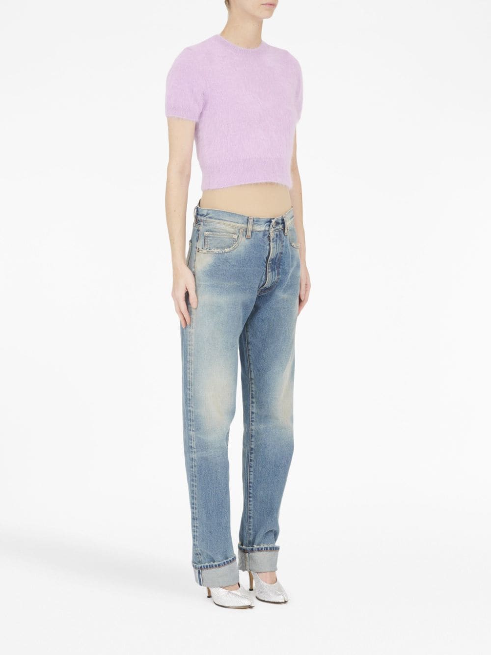 Maison Margiela T-shirts and Polos Lilac S29HL0003S18269379 (Maison Margiela / ニット・セーター・カーディガン ) | Maison Margiela (メゾン マルジェラ)(3)