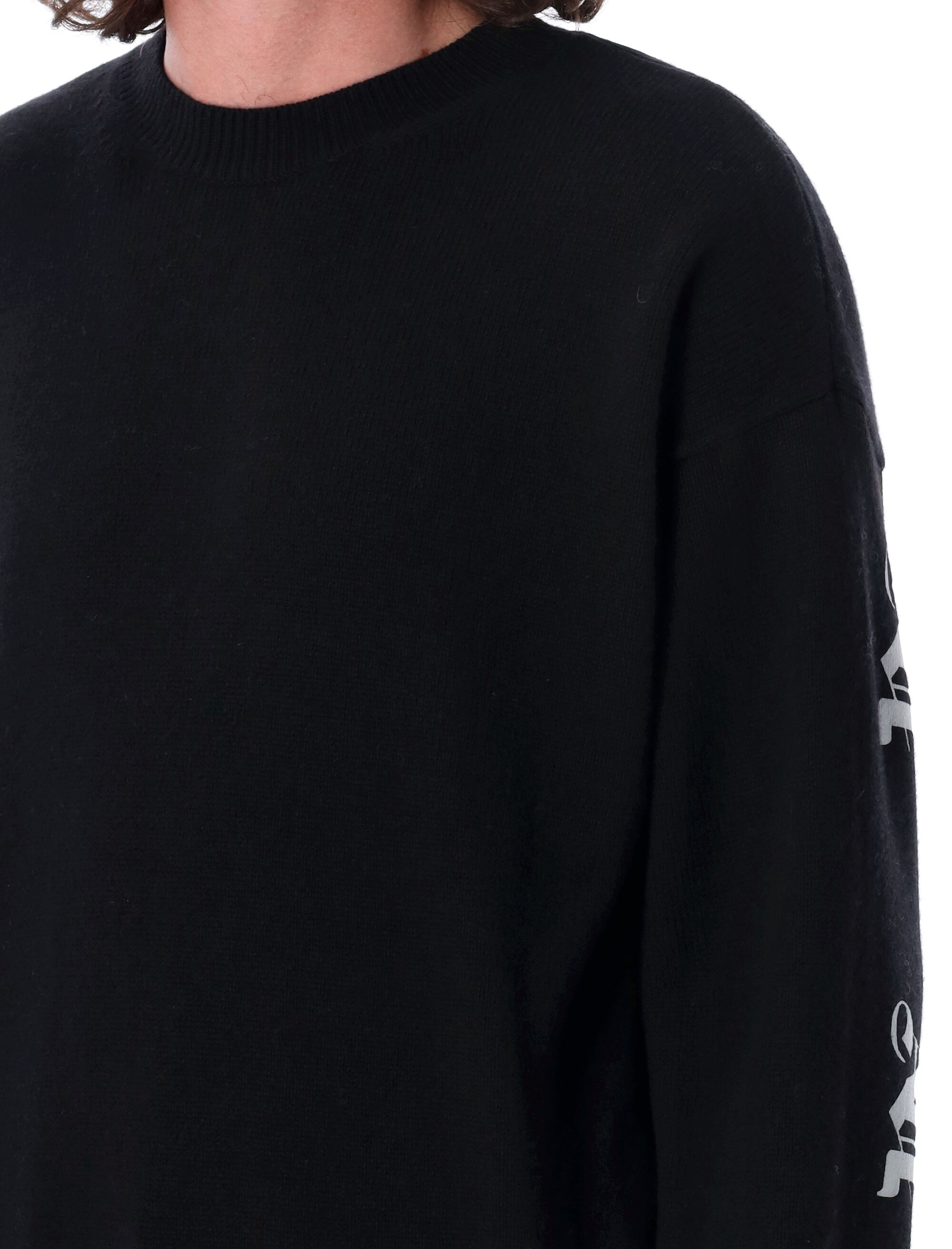 Palm Angels Sweaters Black PMHE054F24KNI0021003 (Palm Angels / ニット・セーター・カーディガン ) | Palm Angels (パームエンジェルス)(2)