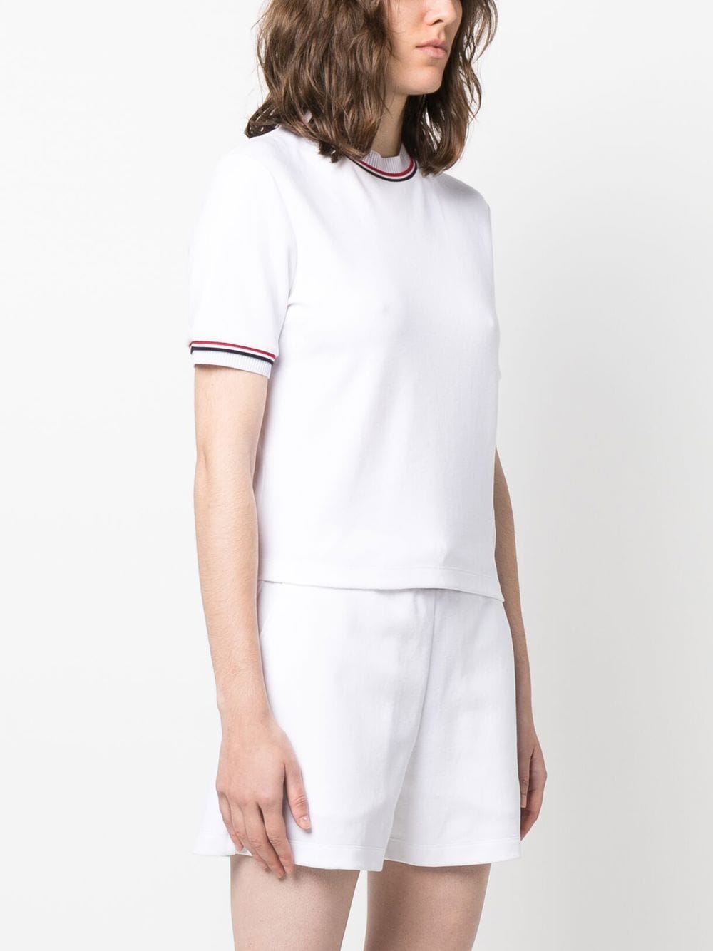 Thom Browne T-shirts and Polos White FJS152AJ0055100 (Thom Browne / Tシャツ・カットソー ) | Thom Browne (トム・ブラウン)(1)