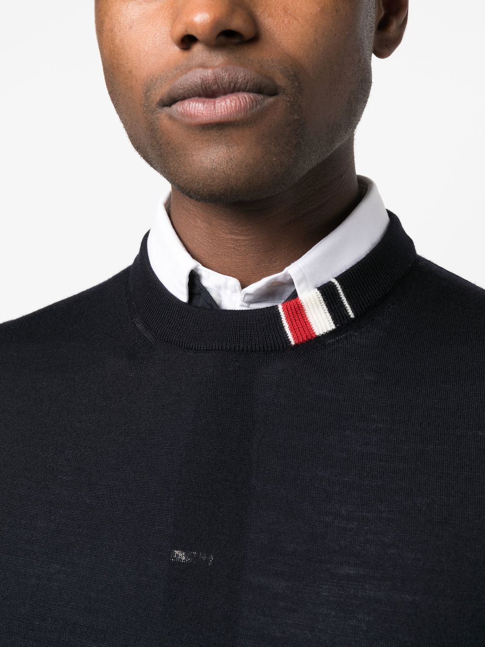 Thom Browne Sweaters Blue MKA474AY1014415 (Thom Browne / ニット・セーター・カーディガン ) | Thom Browne (トム・ブラウン)(2)