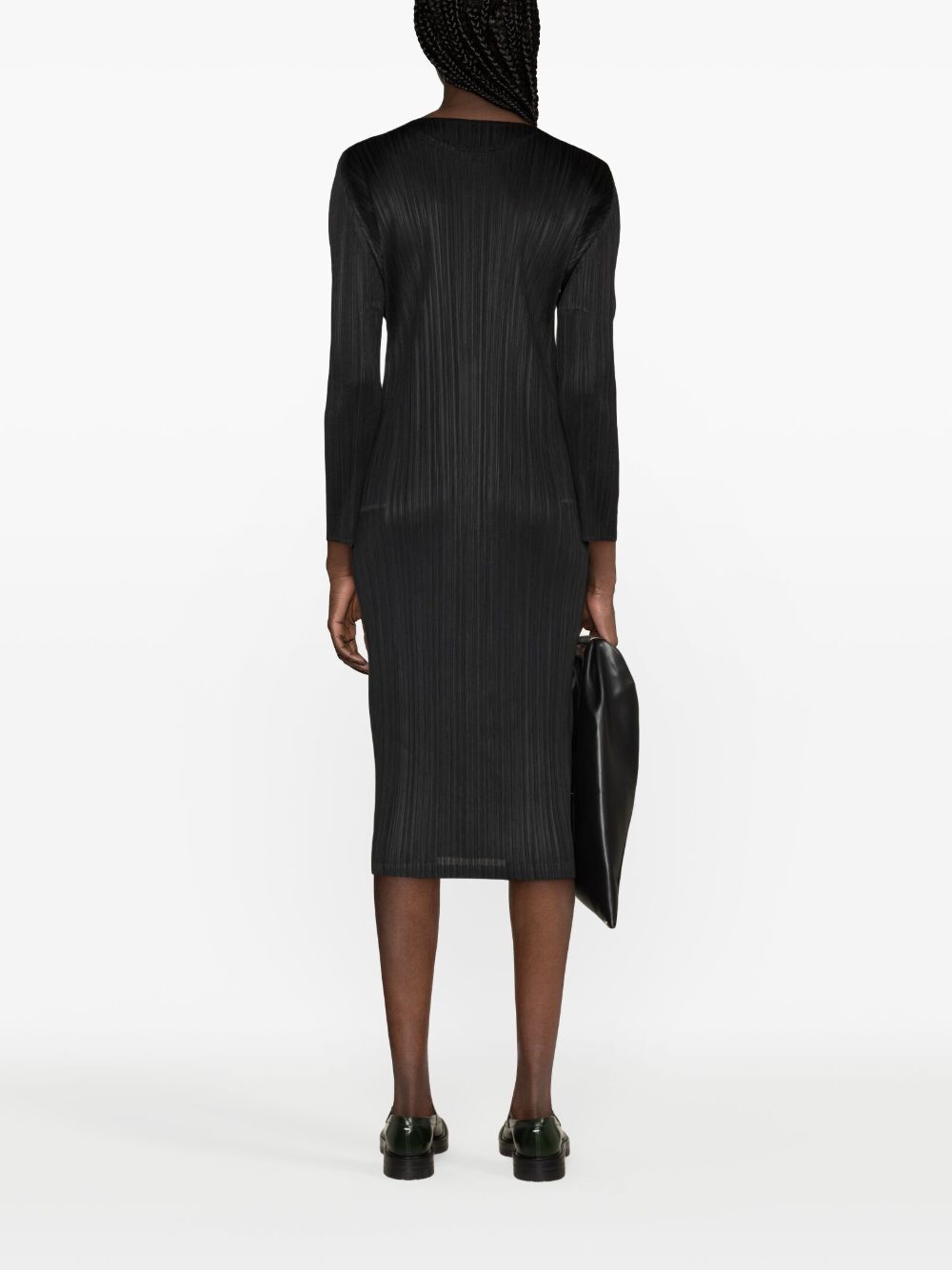 Pleats Please Dresses Black PP38JH13515 (PLEATS PLEASE ISSEY MIYAKE / ワンピース・ドレス・オールインワン ) | PLEATS PLEASE ISSEY MIYAKE (プリーツ プリーズ イッセイ ミヤケ)(1)