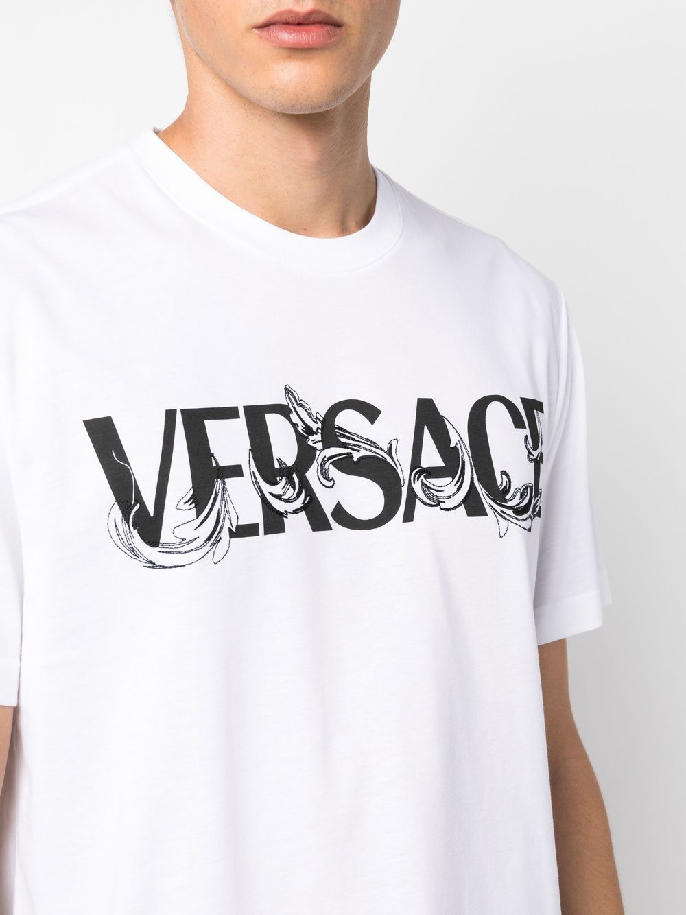 Versace T-shirts and Polos White 10069741A049491W010 (VERSACE / Tシャツ・カットソー ) | VERSACE (ヴェルサーチェ)(2)