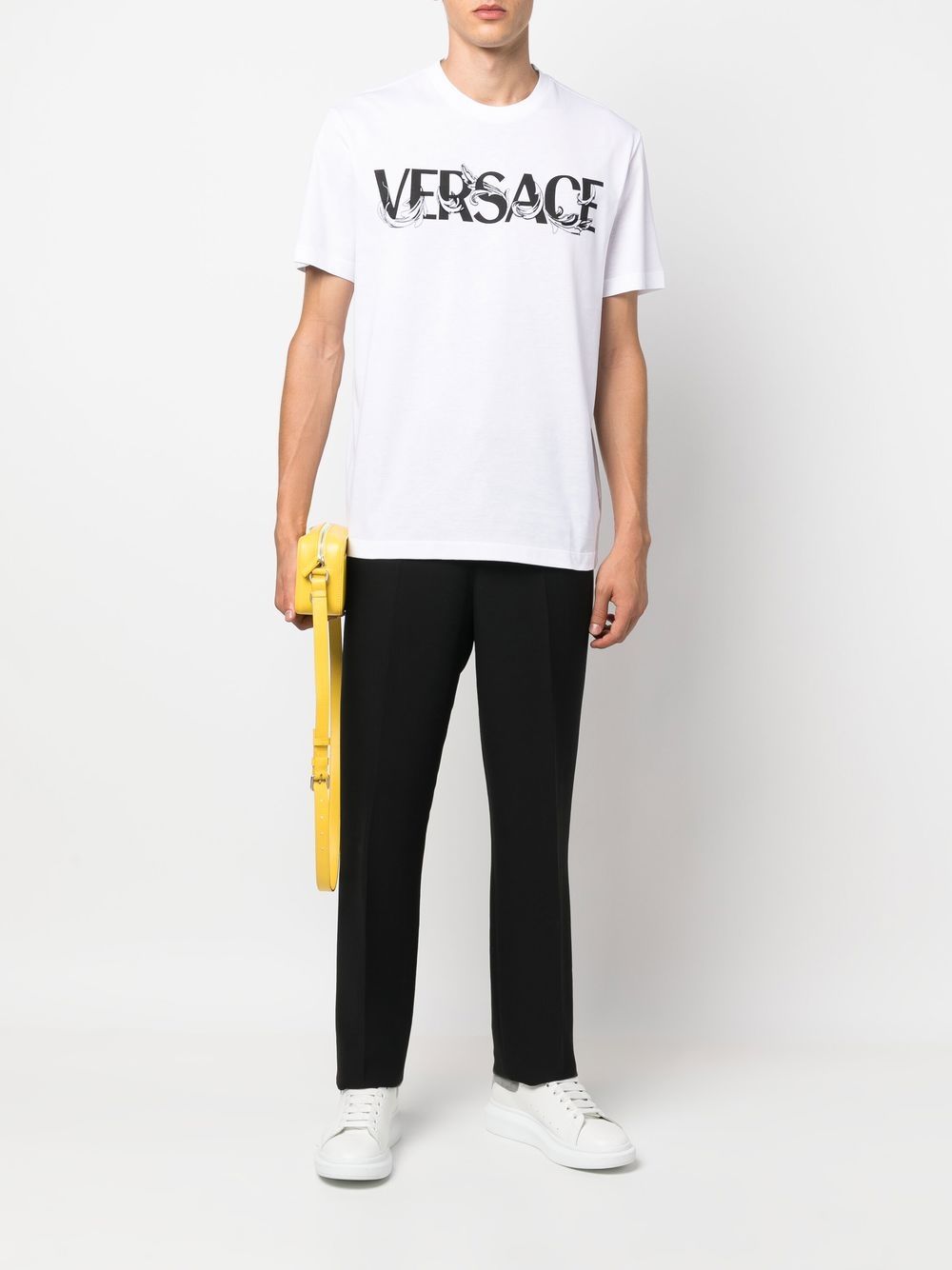 Versace T-shirts and Polos White 10069741A049491W010 (VERSACE / Tシャツ・カットソー ) | VERSACE (ヴェルサーチェ)(3)