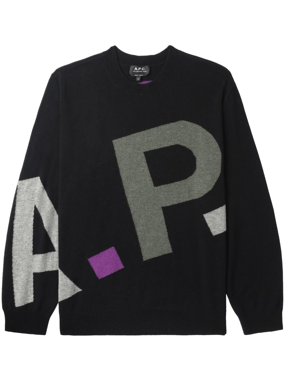 A.P.C. Sweaters Black WVBBXH23222LZZ (A.P.C. / スウェット・フーディー ) | A.P.C. (アーペーセー)