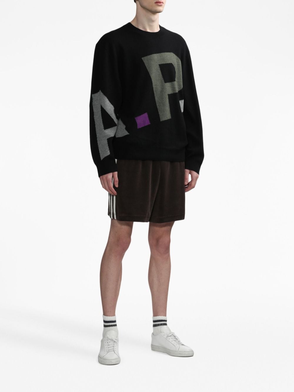 A.P.C. Sweaters Black WVBBXH23222LZZ (A.P.C. / スウェット・フーディー ) | A.P.C. (アーペーセー)(1)