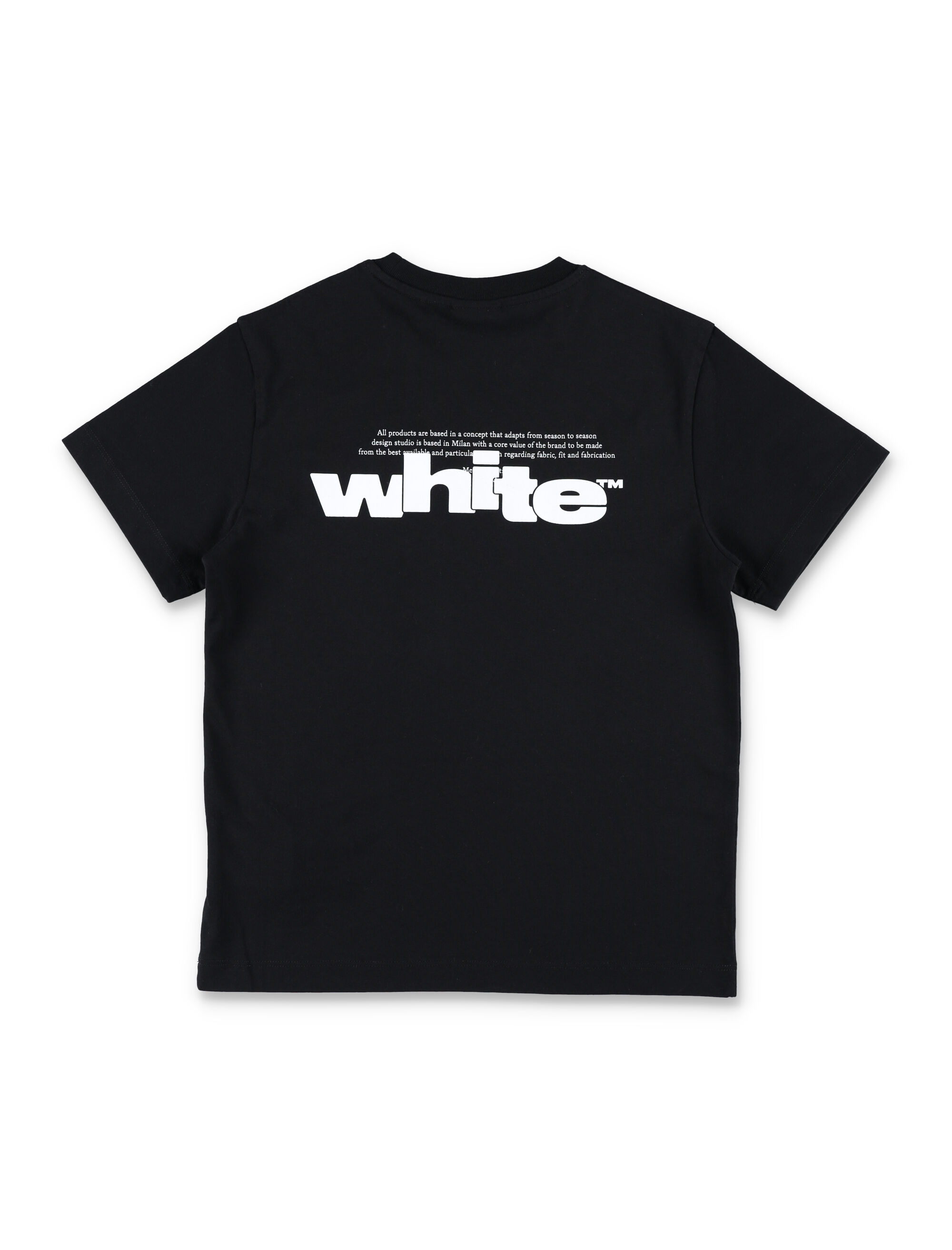 Off-White T-shirts and Polos Black OBAA002F24JER0081001 (Off-White / Tシャツ・カットソー ) | Off-White (オフホワイト)(1)