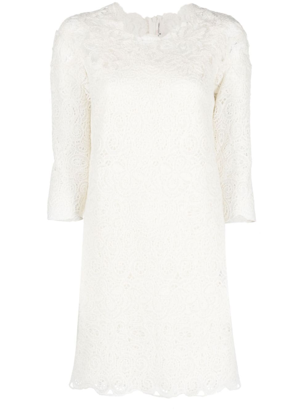 Ermanno Scervino Dresses White D432Q335BQF14300 (ERMANNO SCERVINO / ワンピース・ドレス・オールインワン ) | ERMANNO SCERVINO (エルマンノ シェルヴィーノ)