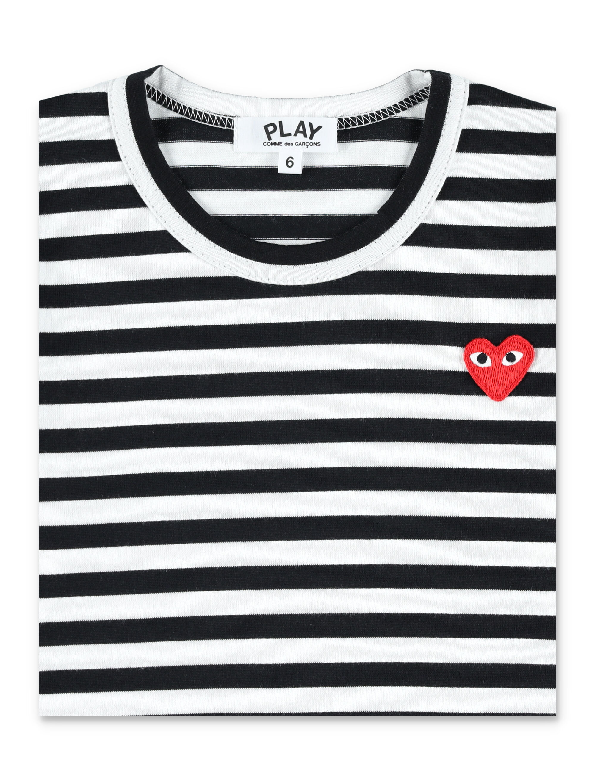 COMME DES GARCONS PLAY T-shirts and Polos Black T6631001 (PLAY Comme Des Garçons / Tシャツ・カットソー ) | PLAY Comme Des Garçons (プレイ コムデギャルソン)(2)