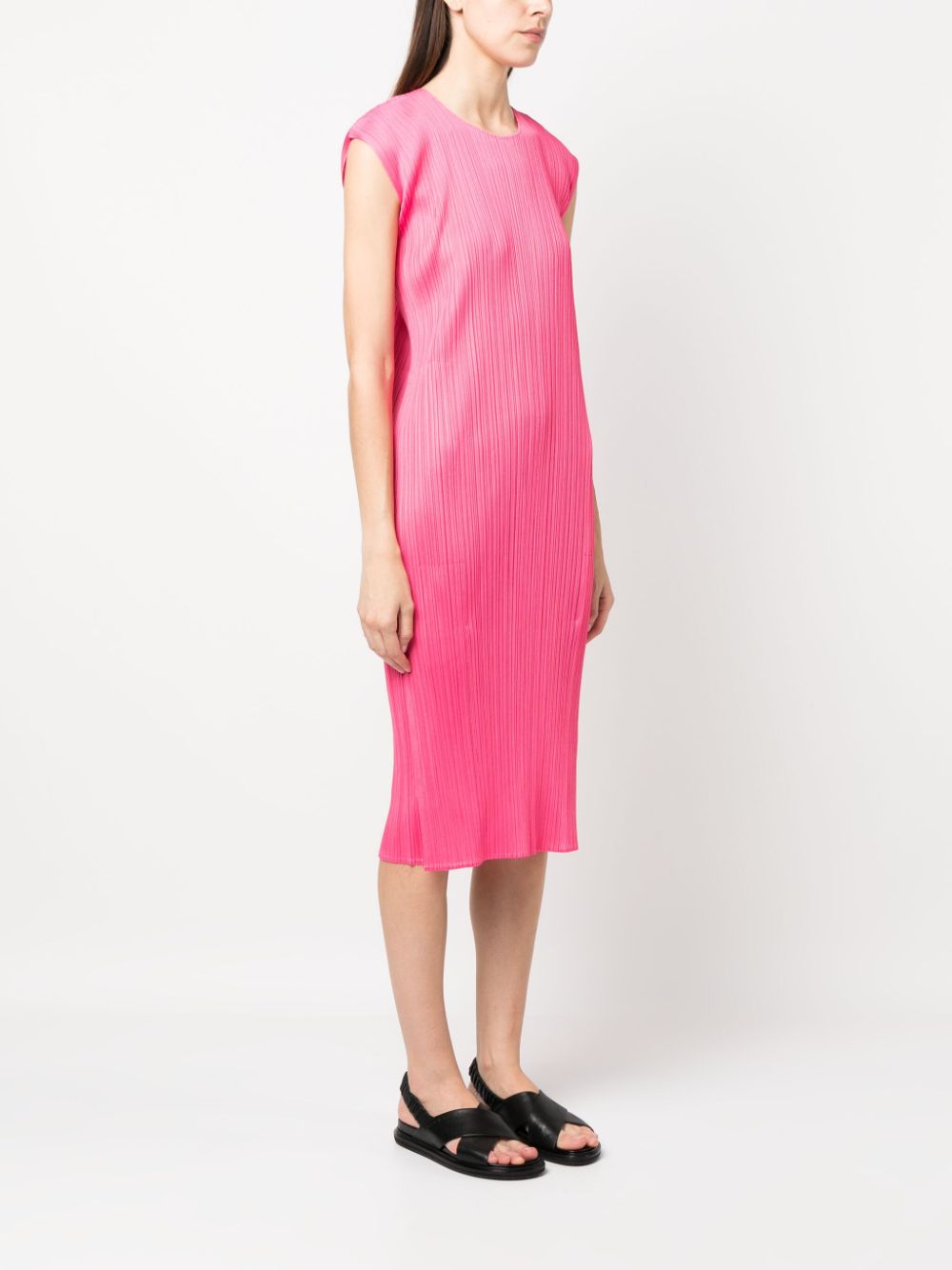 Pleats Please Dresses Pink PP38JH11727 (PLEATS PLEASE ISSEY MIYAKE / ワンピース・ドレス・オールインワン ) | PLEATS PLEASE ISSEY MIYAKE (プリーツ プリーズ イッセイ ミヤケ)(4)