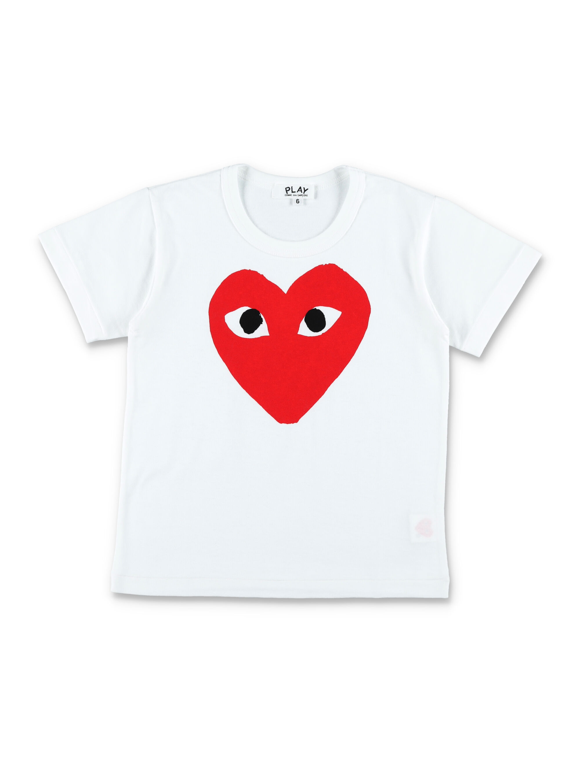 COMME DES GARCONS PLAY T-shirts and Polos White T6611001 (PLAY Comme Des Garçons / Tシャツ・カットソー ) | PLAY Comme Des Garçons (プレイ コムデギャルソン)