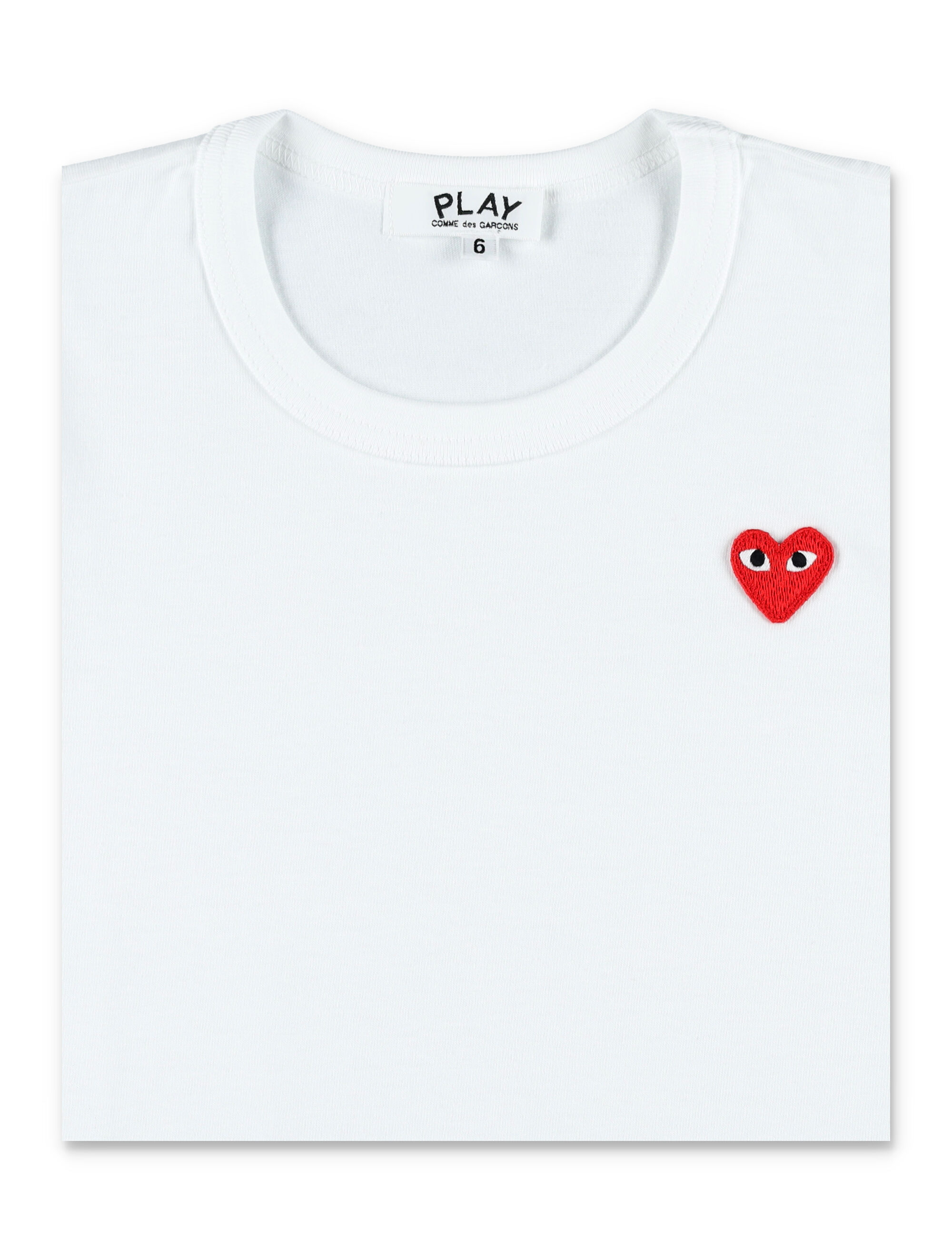 COMME DES GARCONS PLAY T-shirts and Polos White T5011002 (PLAY Comme Des Garçons / Tシャツ・カットソー ) | PLAY Comme Des Garçons (プレイ コムデギャルソン)(2)