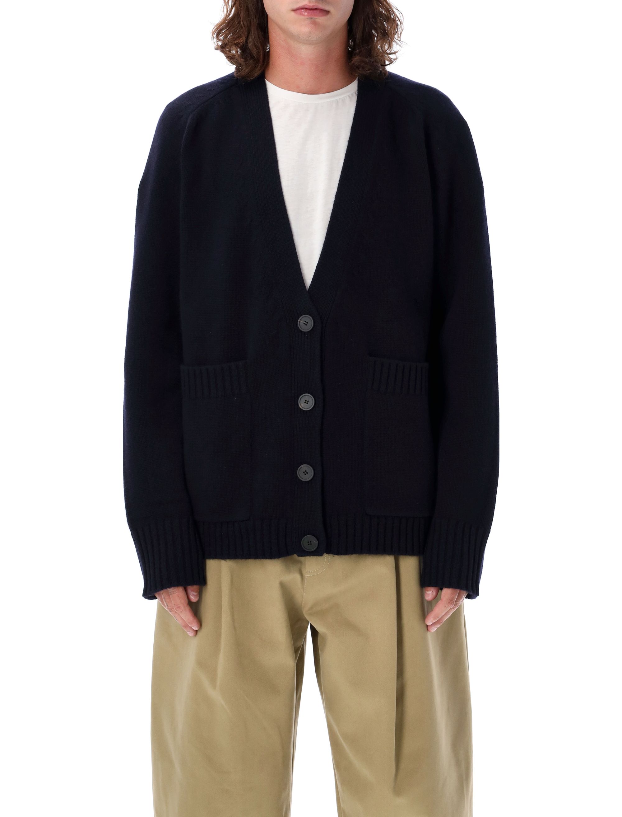 STUDIO NICHOLSON Sweaters Blue SNM049NAVY (Studio Nicholson / ニット・セーター・カーディガン ) | Studio Nicholson (スタジオニコルソン)
