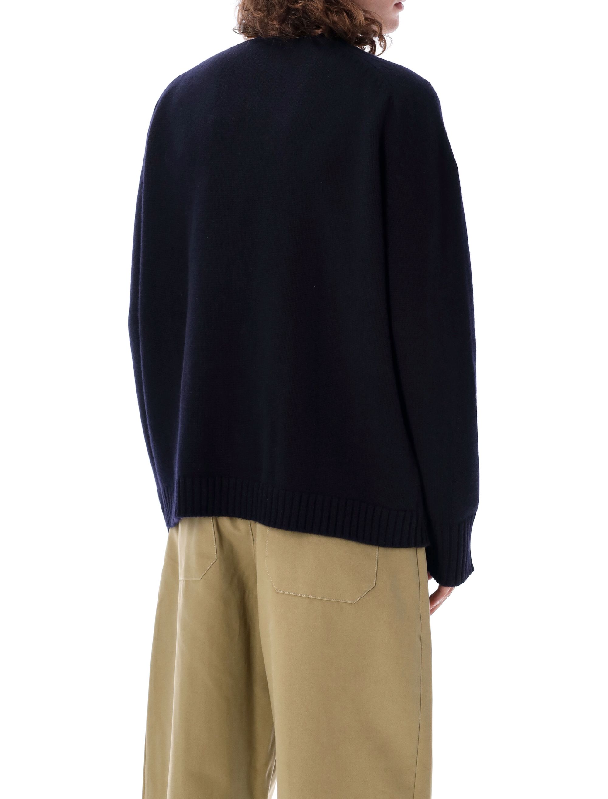 STUDIO NICHOLSON Sweaters Blue SNM049NAVY (Studio Nicholson / ニット・セーター・カーディガン ) | Studio Nicholson (スタジオニコルソン)(1)