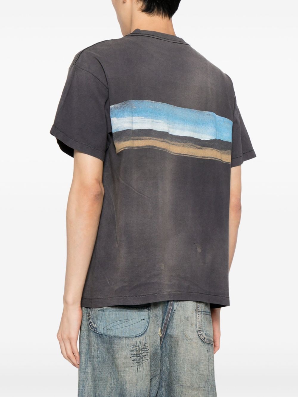 SAINT MXXXXXX T-shirts and Polos Black SMA230000001BLACK (SAINT Mxxxxxx / Tシャツ・カットソー ) | SAINT Mxxxxxx (セント マイケル)(4)