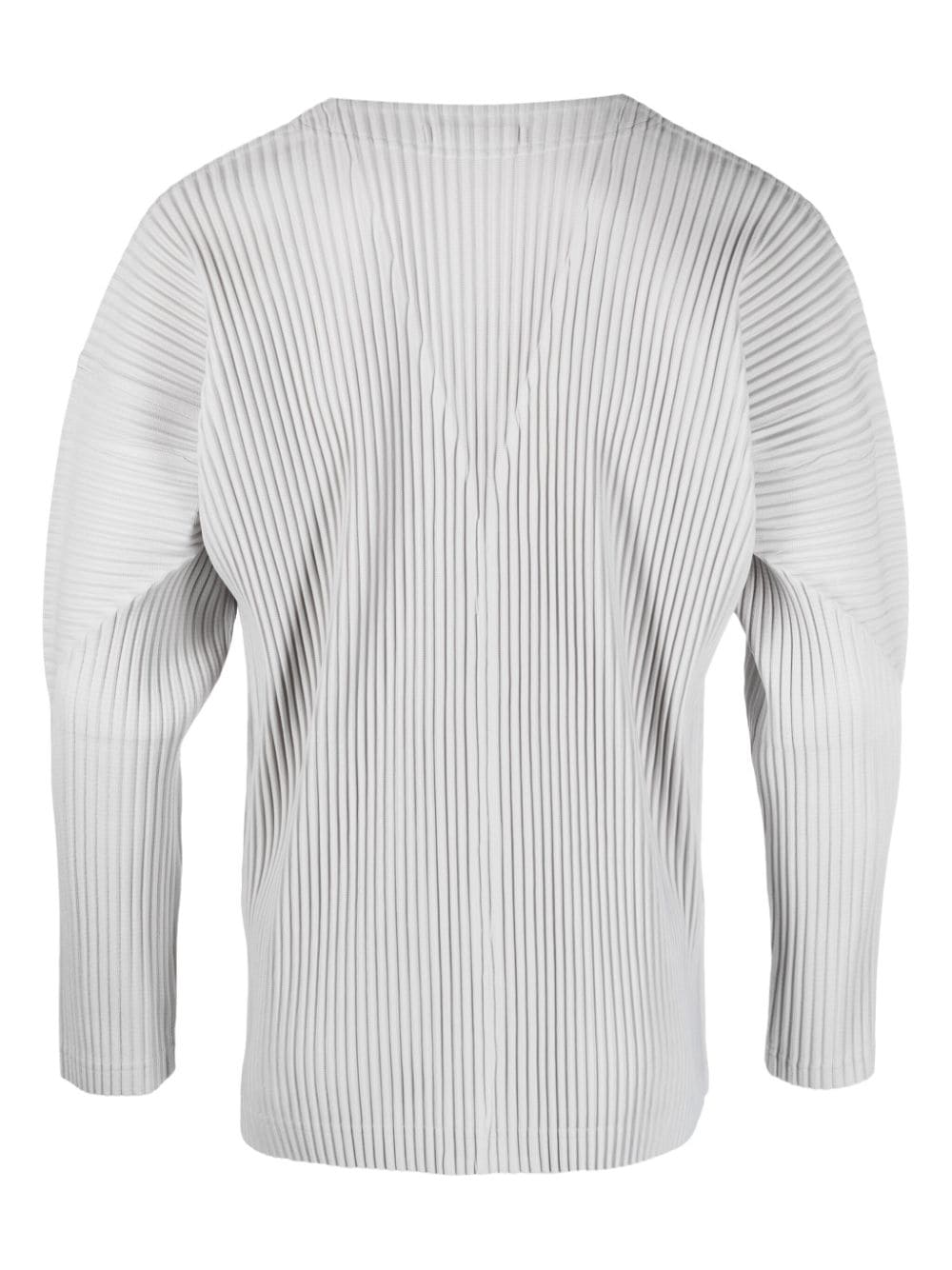 HOMME PLISSE' ISSEY MIYAKE Sweaters Light Grey HP39JL44111 (HOMME PLISSÉ ISSEY MIYAKE / ニット・セーター・カーディガン ) | HOMME PLISSÉ ISSEY MIYAKE (オムプリッセ イッセイ ミヤケ)(1)